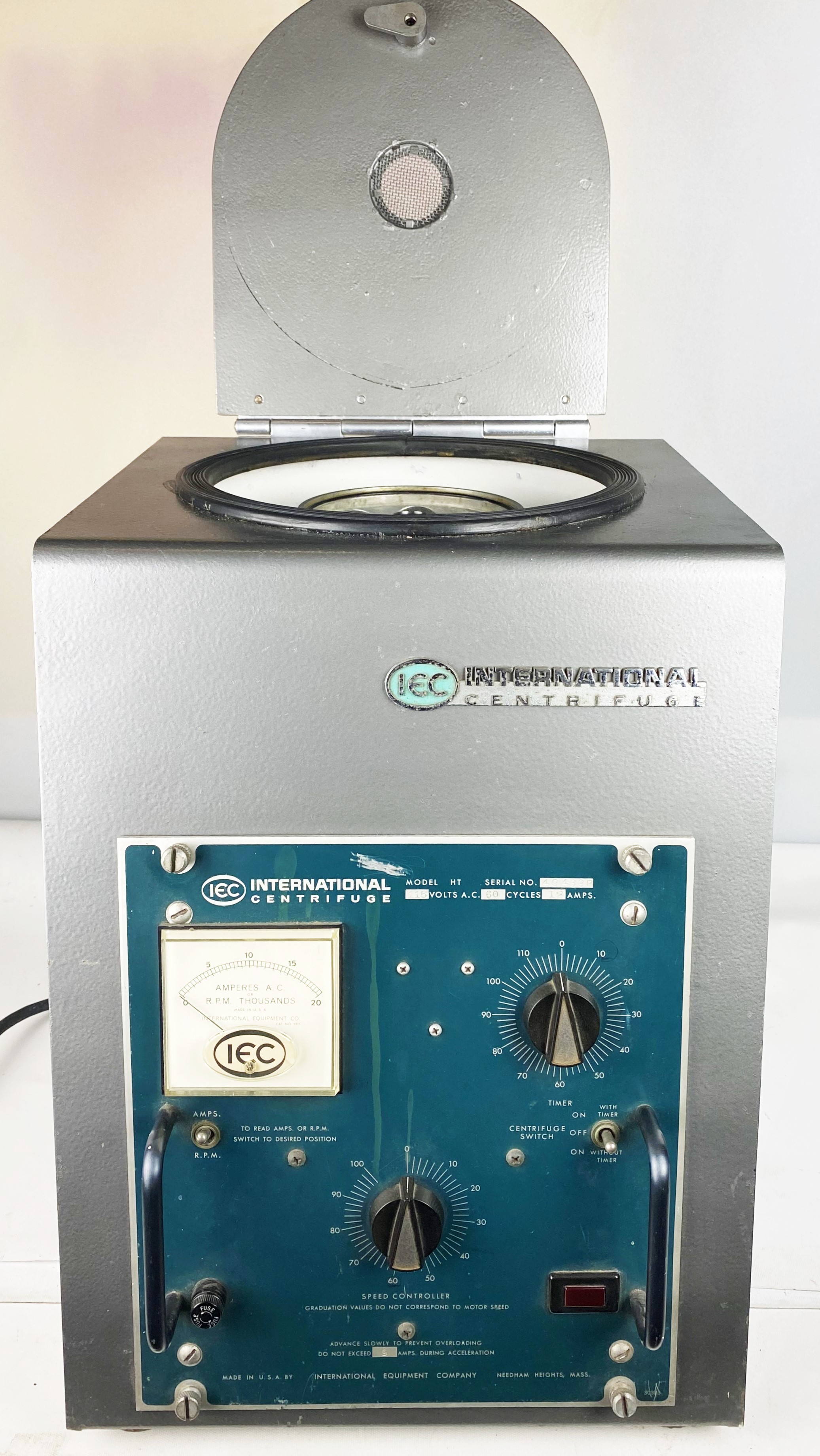 Used IEC HT High-Speed Centrifuge with IEC 856 Rotor (8 x 50mL)