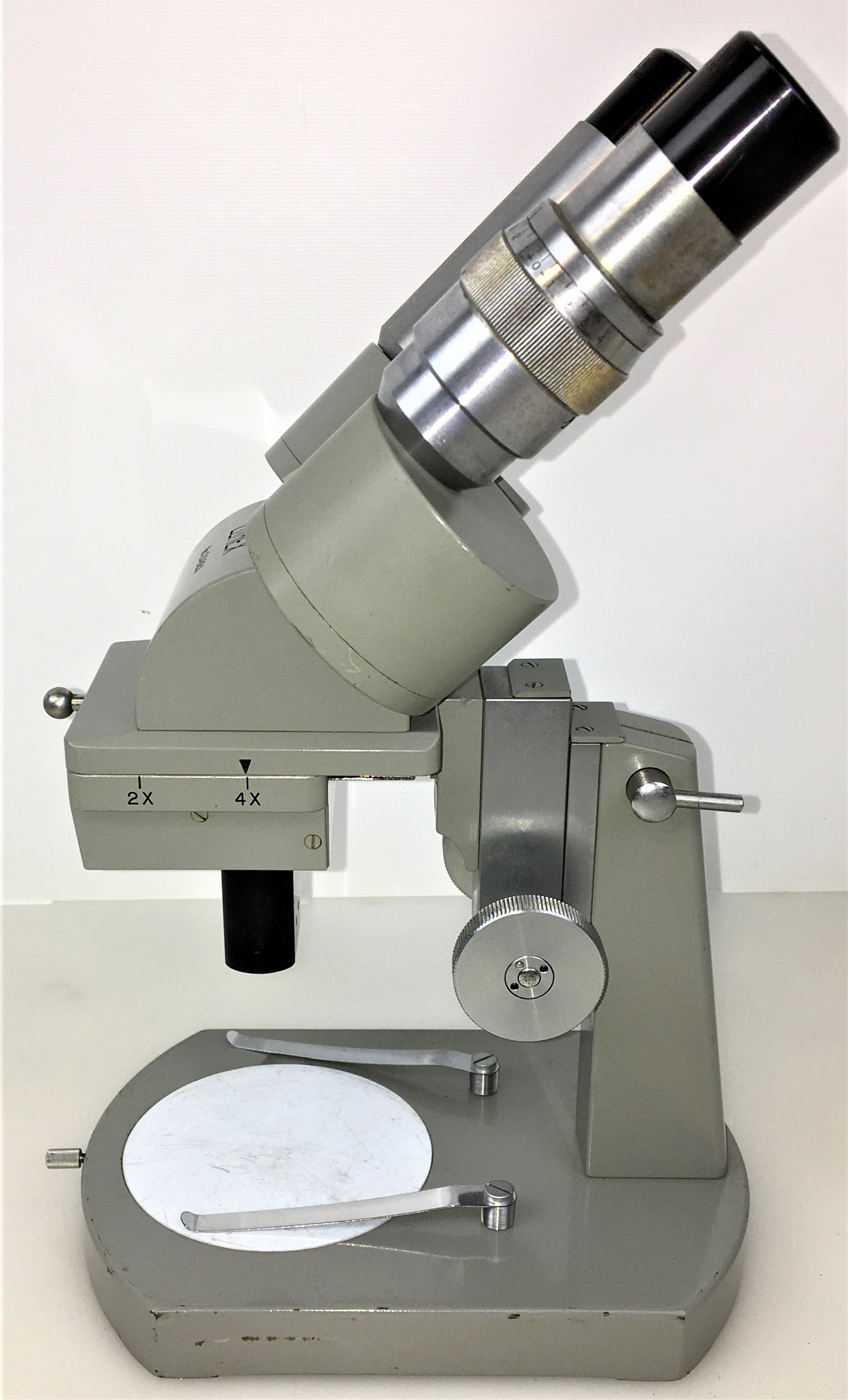 Used Precision Optics Lumex Stereo Microscope with Wooden Case