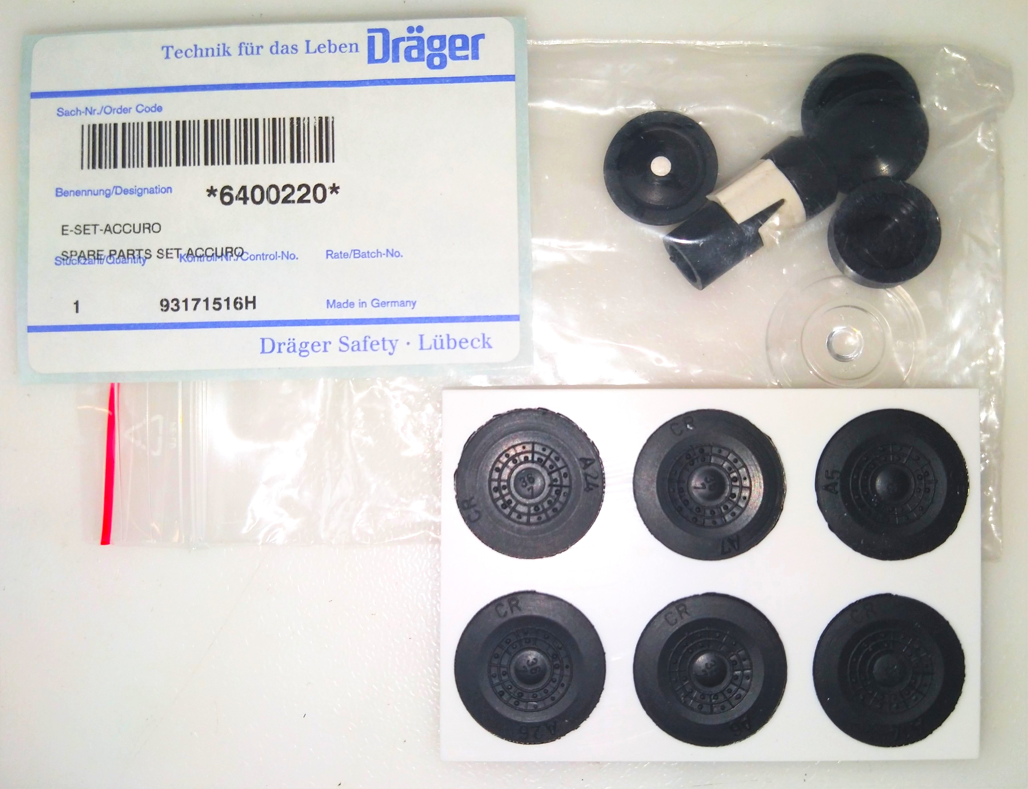 Used Drager Accuro Multi-Gas Detector Pump with Case and Spares