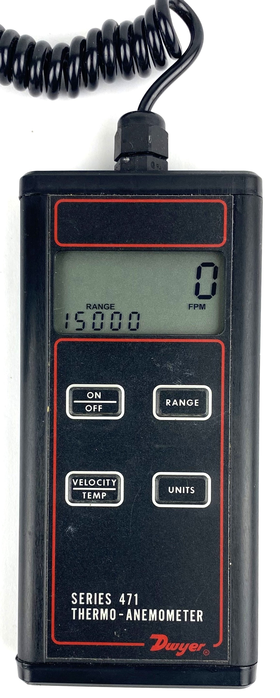 Used Dwyer Series 471 Thermo-Anemometer