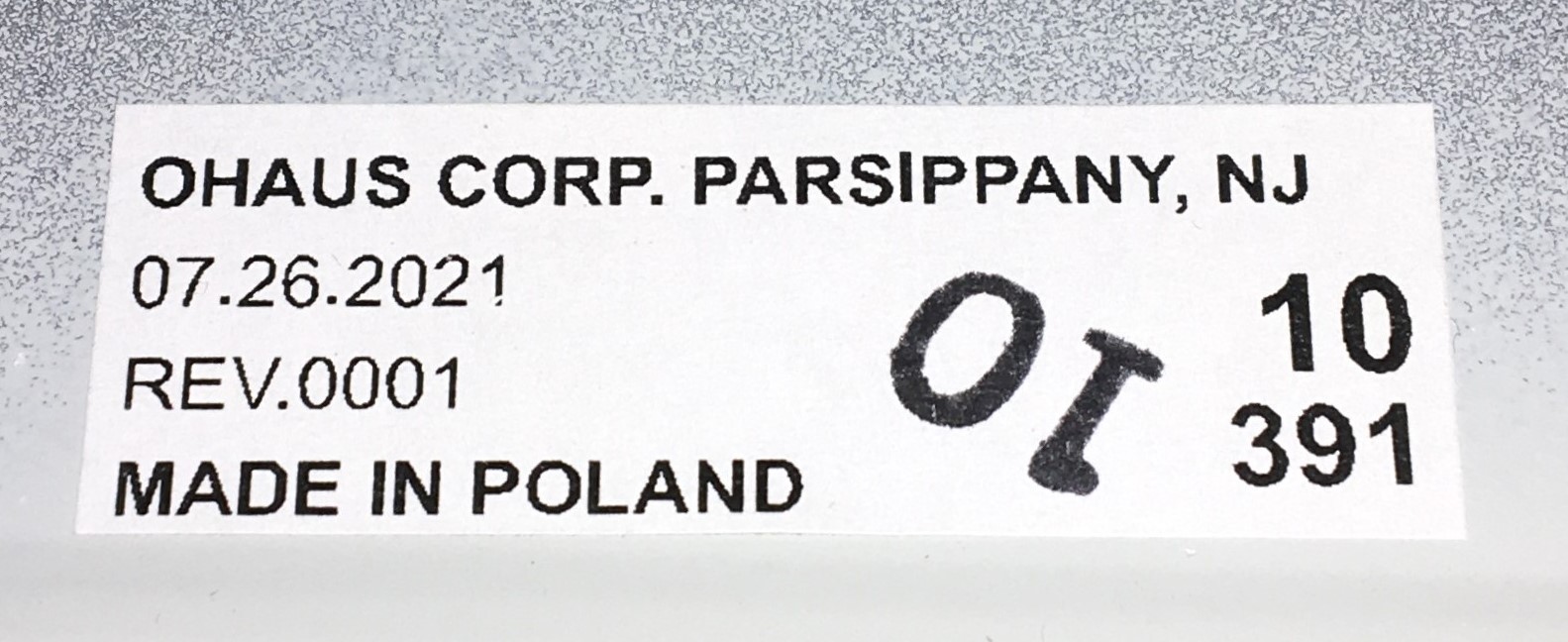 New Open Box Ohaus 700-800 Series Triple Beam Balance (610g x 0.1g)