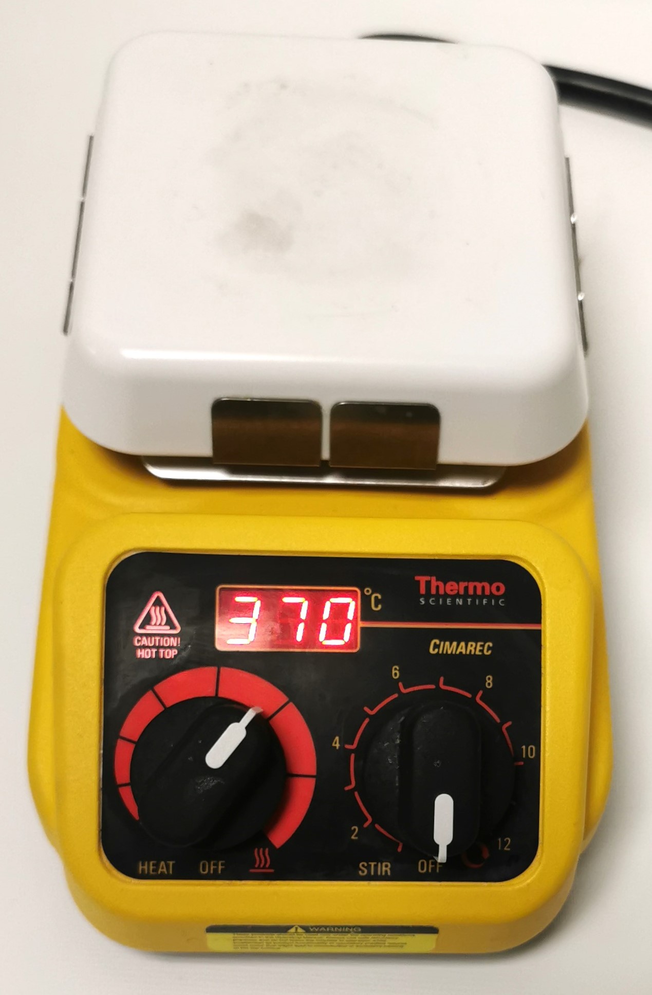 Used Thermo Cimarec SP131015 Stirring Hot Plate (4" x 4" Plate)