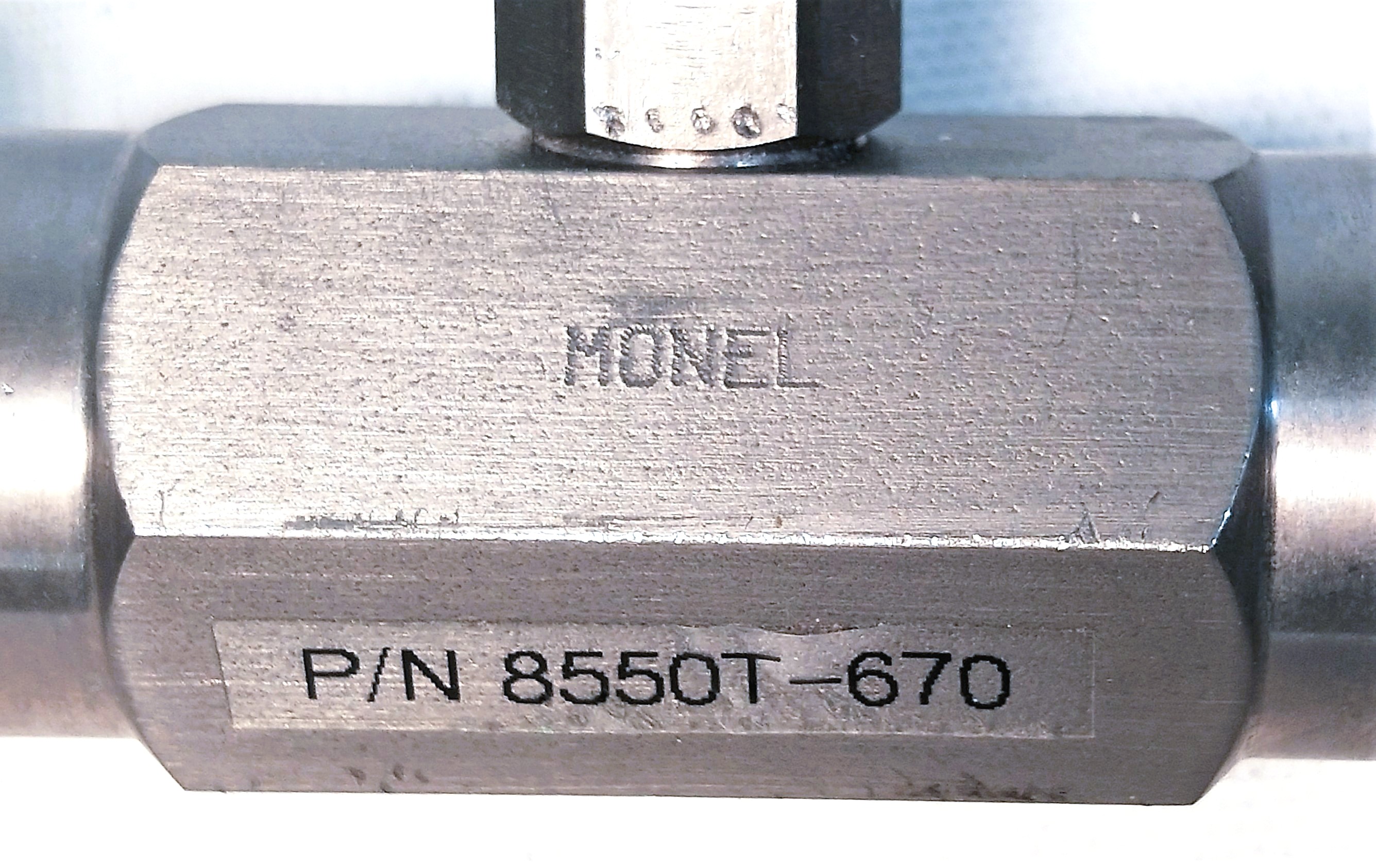 Used Airgas Monel 8550T-670 Flow Control Valve
