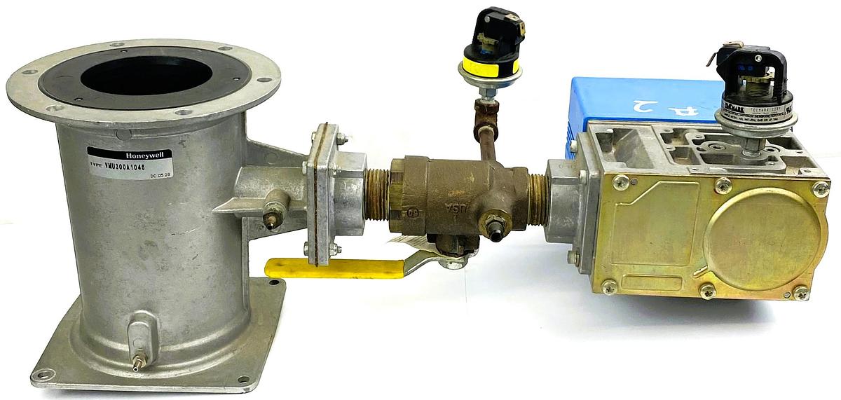 Used Honeywell Safety Gas Valve with Venturi Mixing Unit