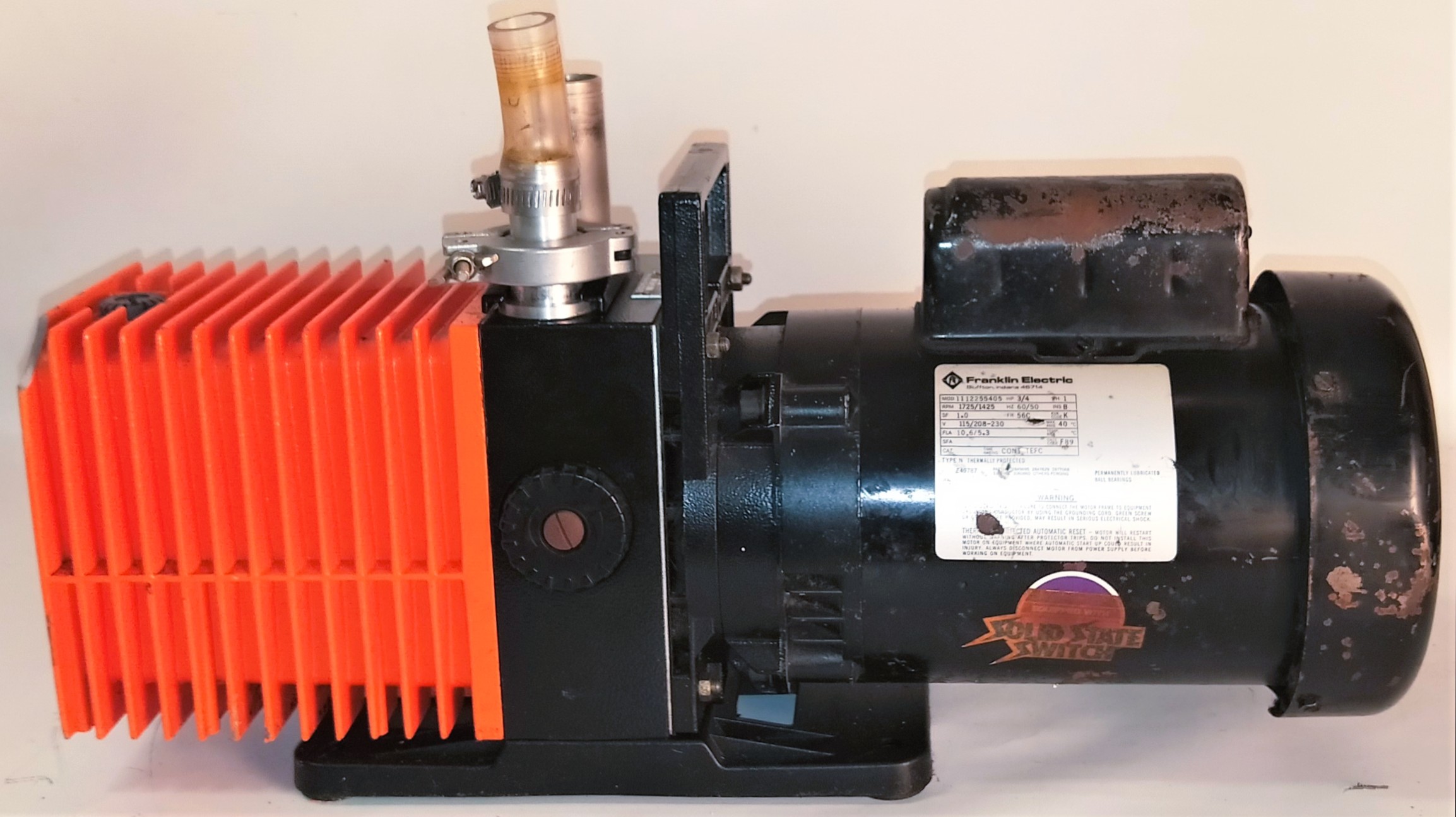 Used Alcatel M2012A Rotary Vacuum Pump (11cfm)