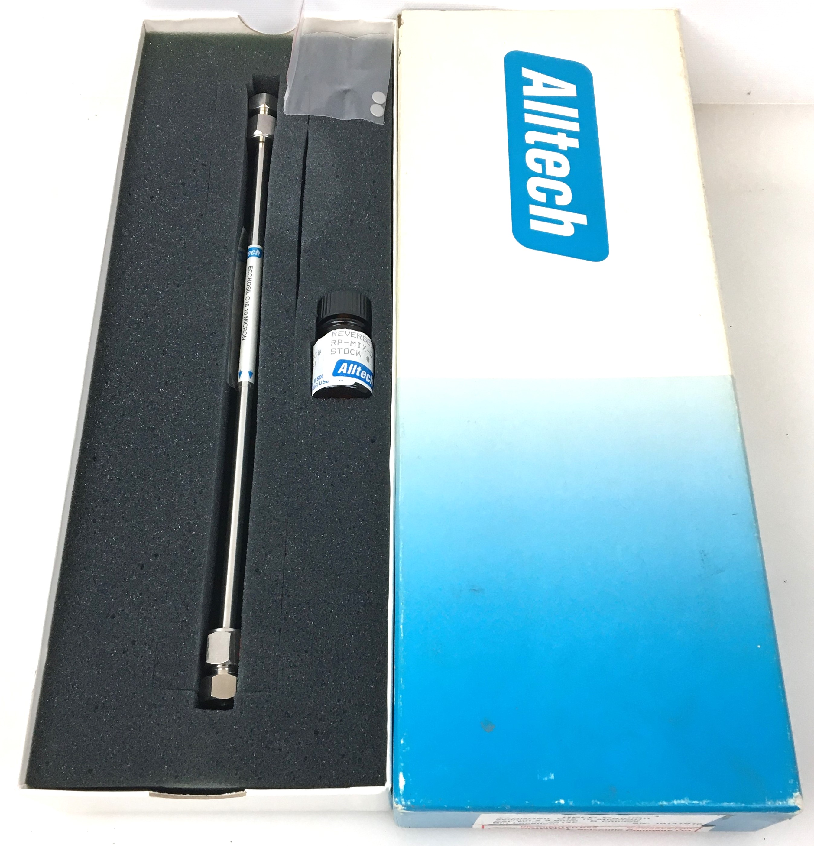 Used Alltech Econosil C18 HPLC Column - 25 cm × 4.6 mm x 10µm