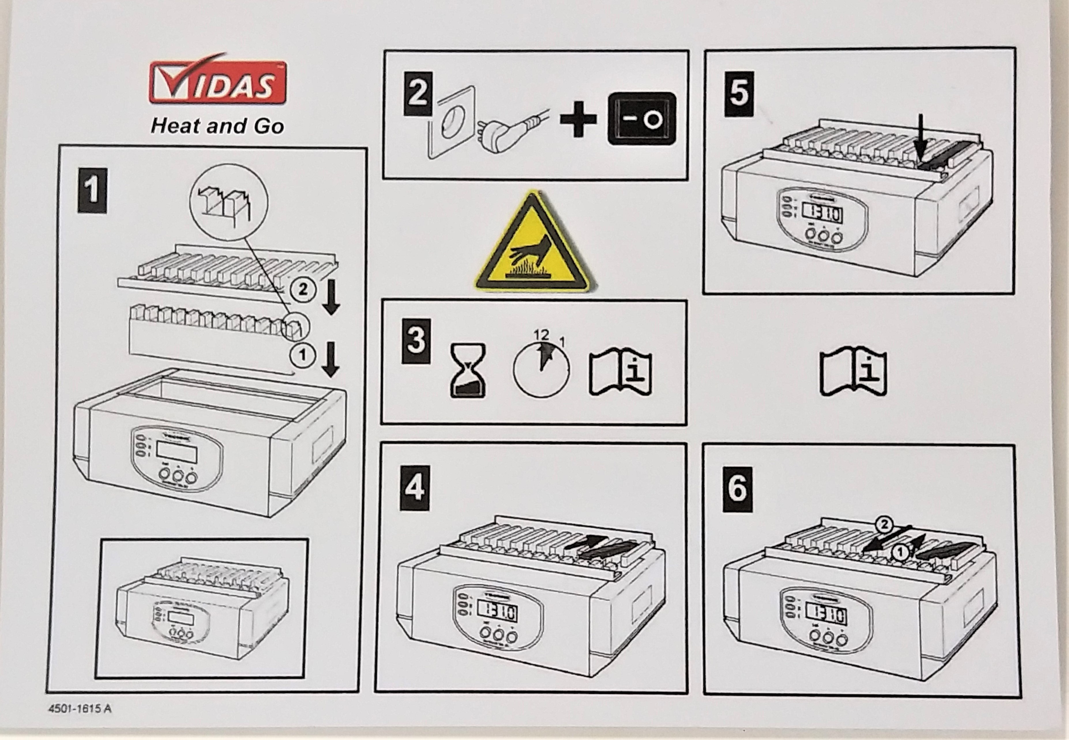 New Open Box Techne DB-3D Vidas Heat and Go Dri-Block Heater