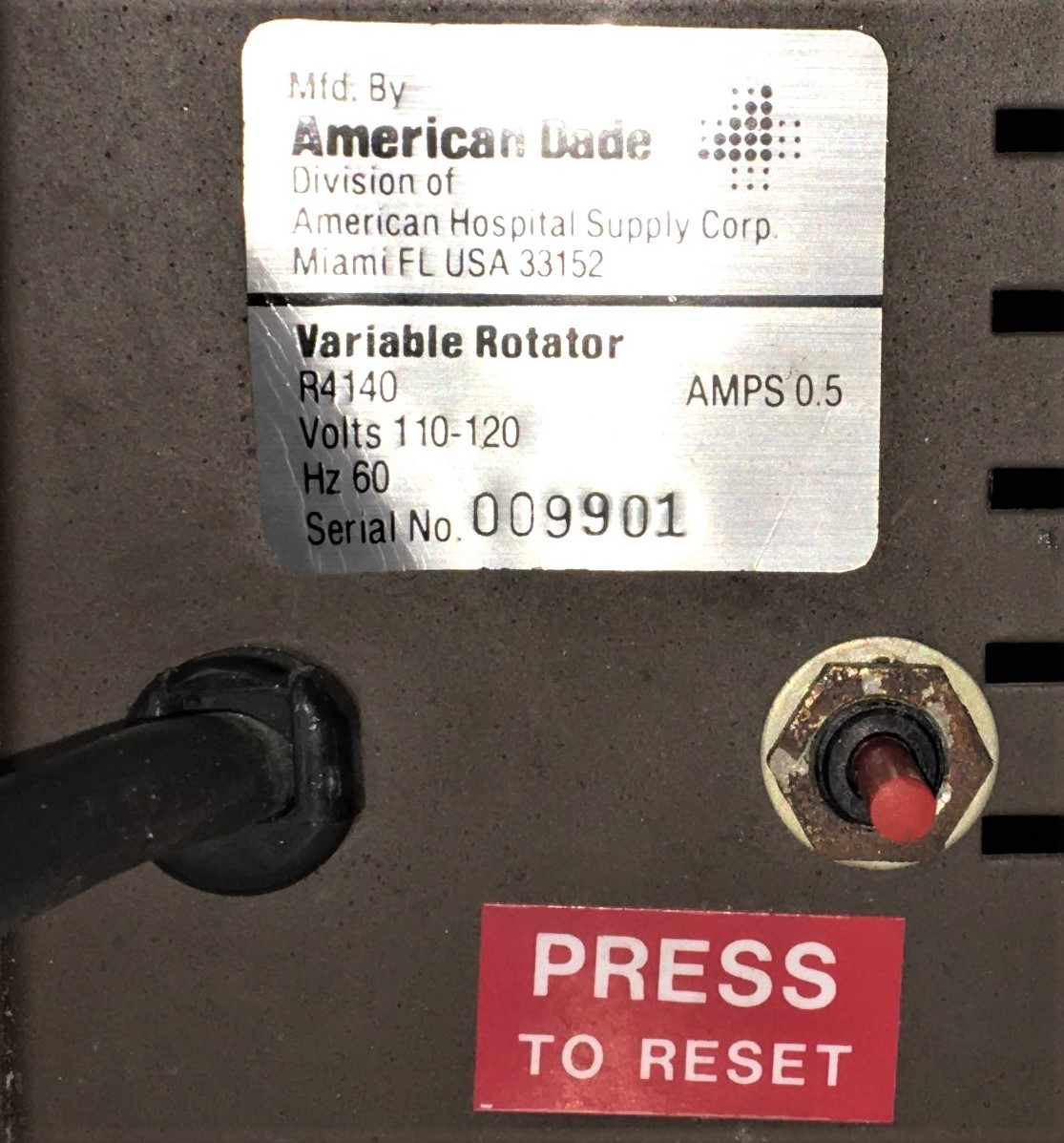 Used American Rotator V (R4140) Orbital Shaker