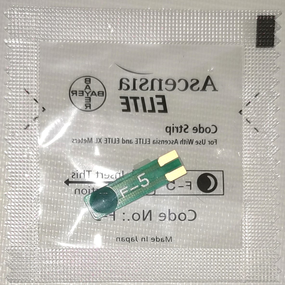 Used Bayer Ascensia Elite Blood Glucose Meter