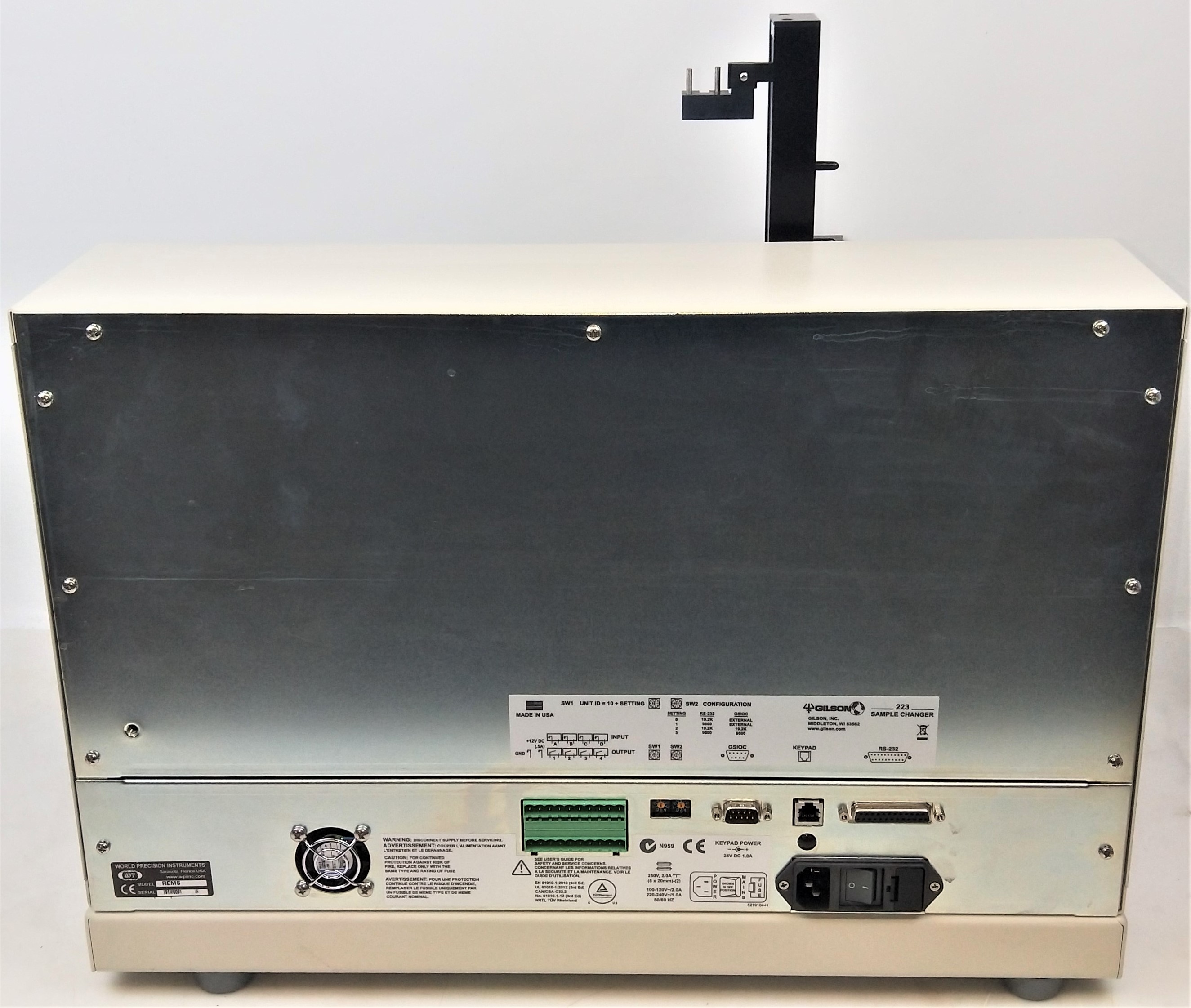 Used WPI REMS Autosampler with Gilson 223 Sample Changer