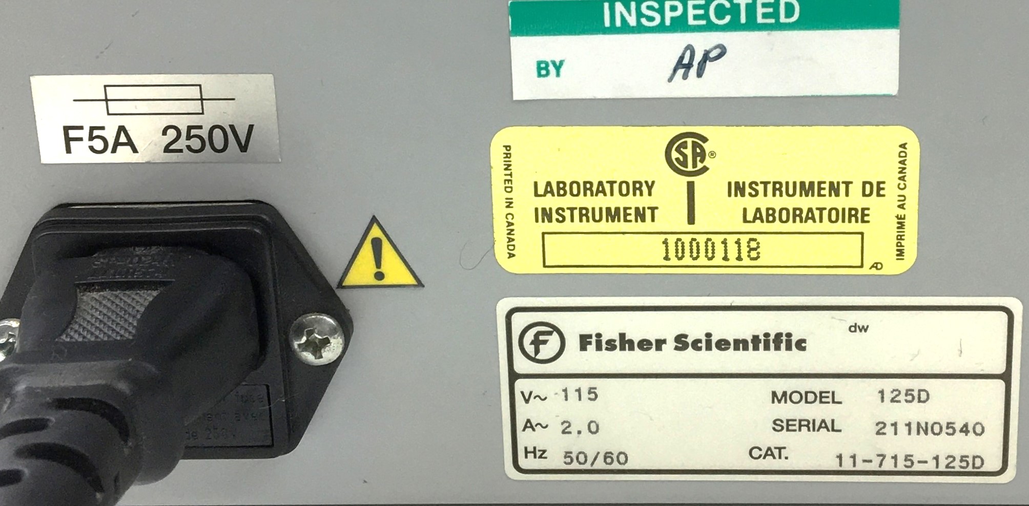 Used Fisher Isotemp 125D Digital Dry Block Heater