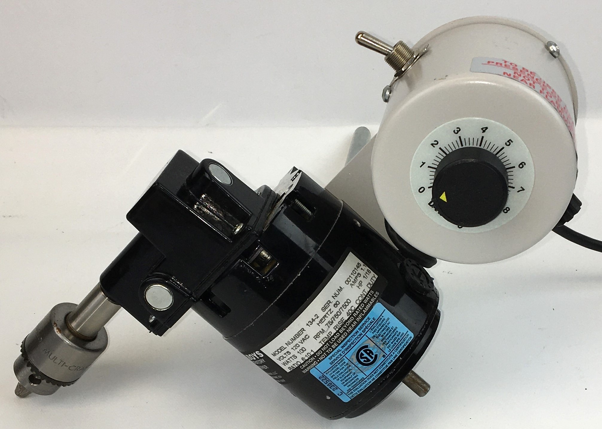 Used Talboys 134-2 Overhead Stirrer with Impeller and Stand