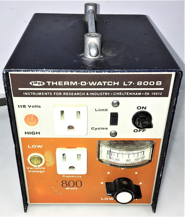 Used I2R Therm-O-Watch L7-800B Liquid Level Monitor and Power Supply