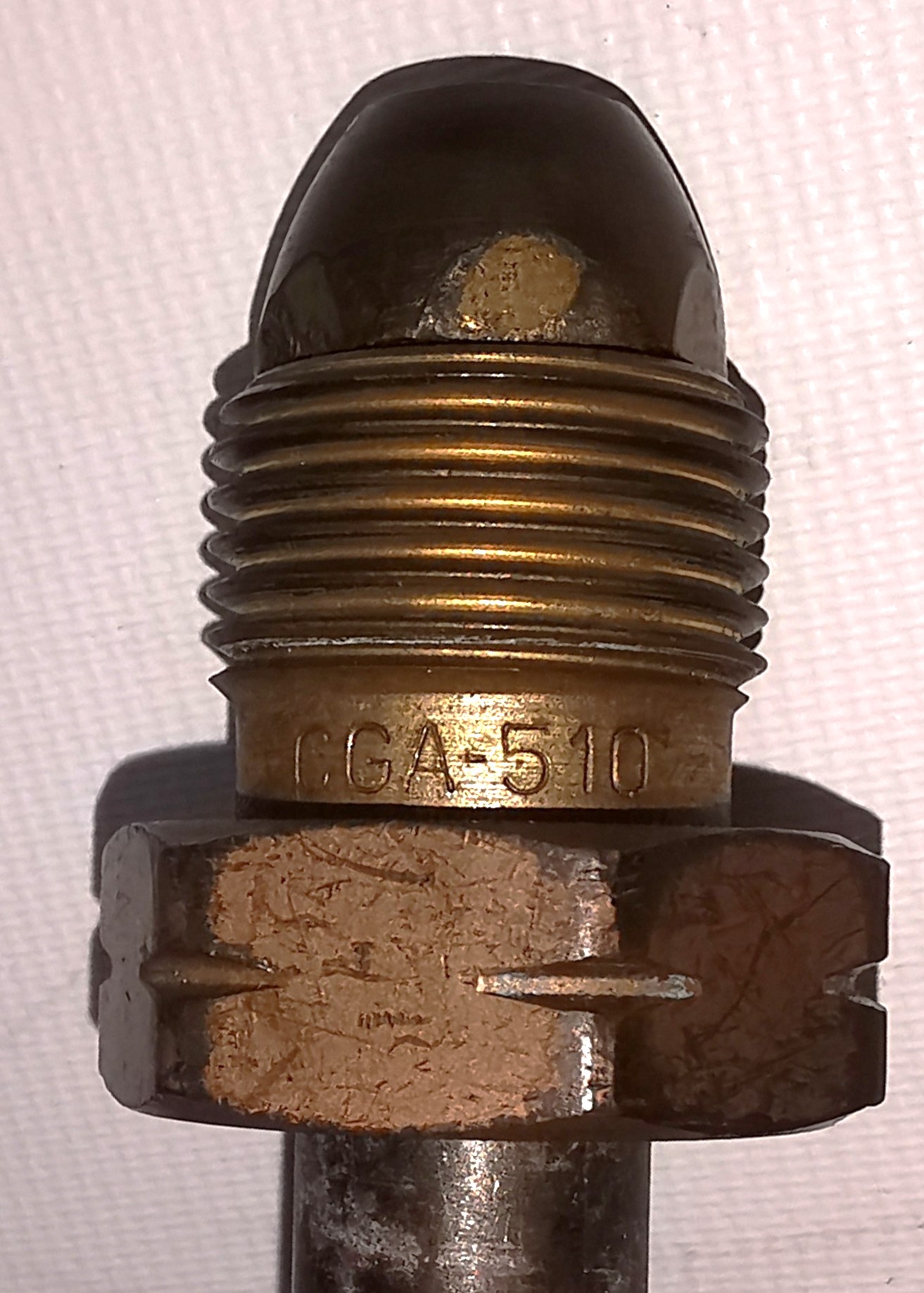 Used Victor VTS 200D Gas Regulator with Swagelok B-43XS4 Valve (CGA 510)