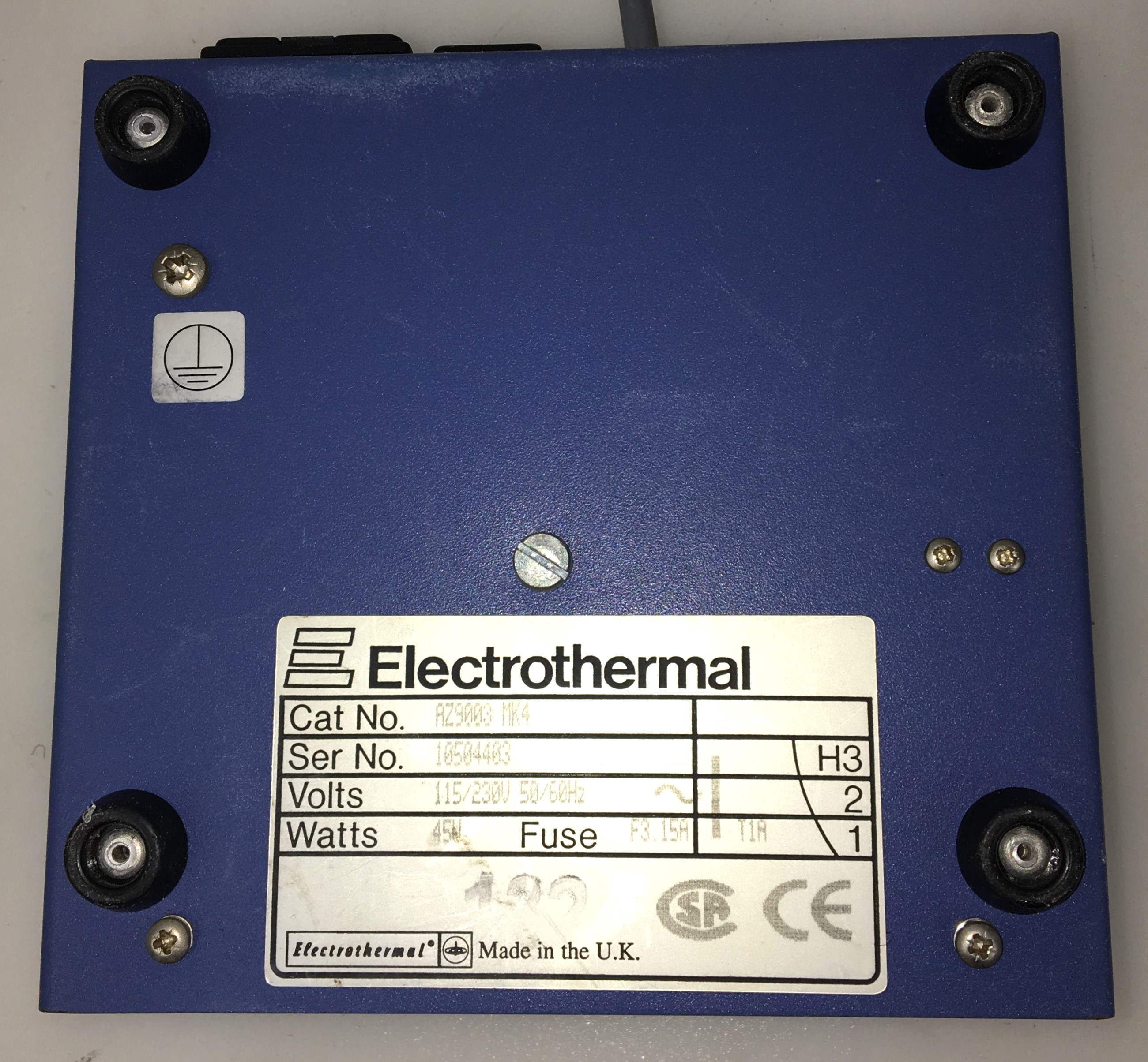 Used Electrothermal IA9100 MK1 Melting-Point Apparatus with Power Supply