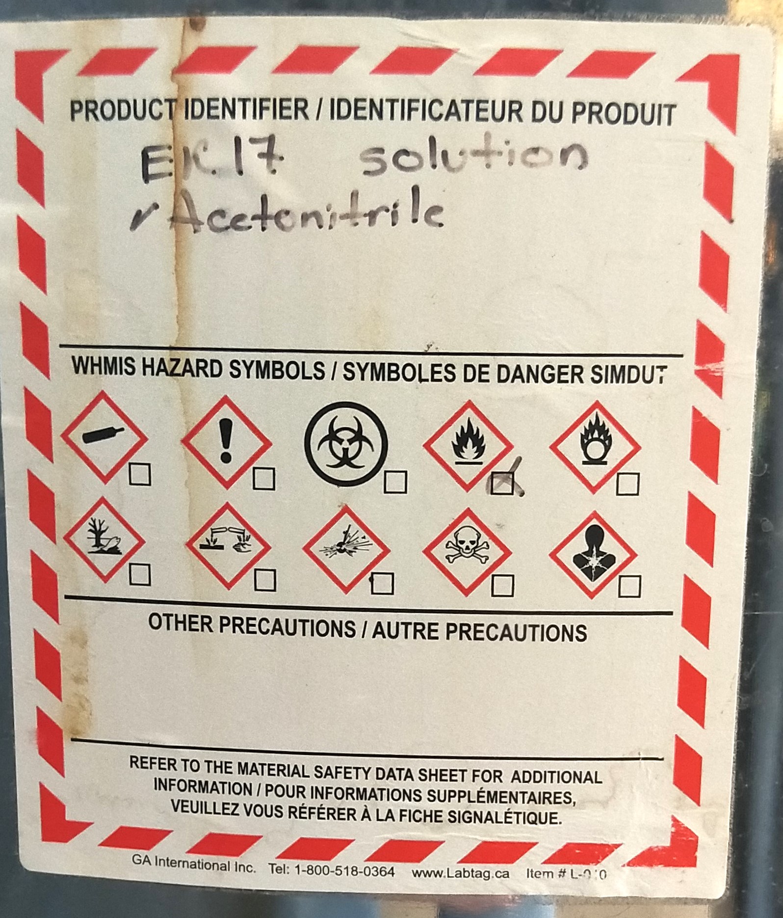 Used Pressurized Mixing-Storage Vessel (105 L / 30 Gallon)