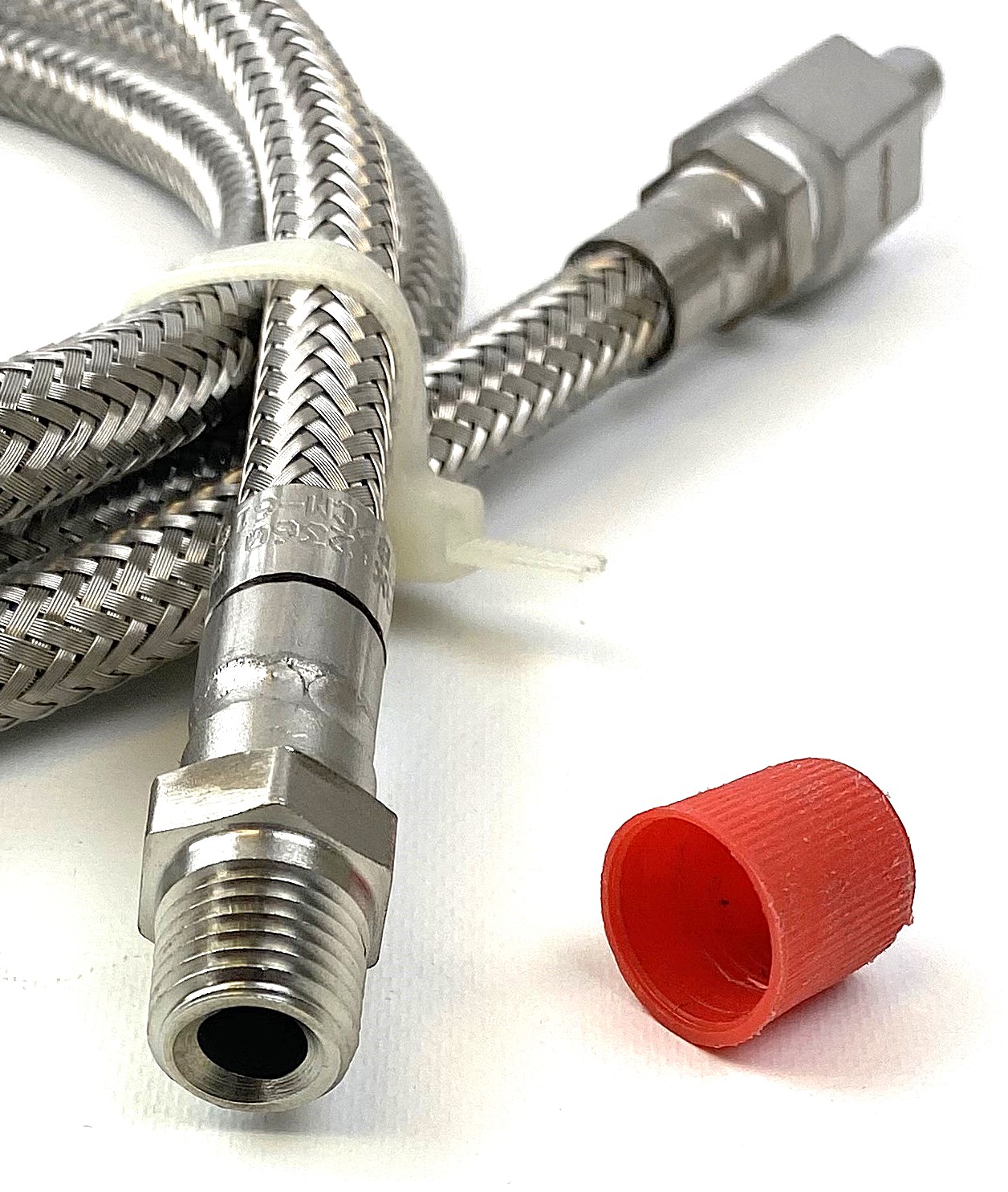 New Open Box Swagelok FX Series Double-Braided High Pressure Metal Hose