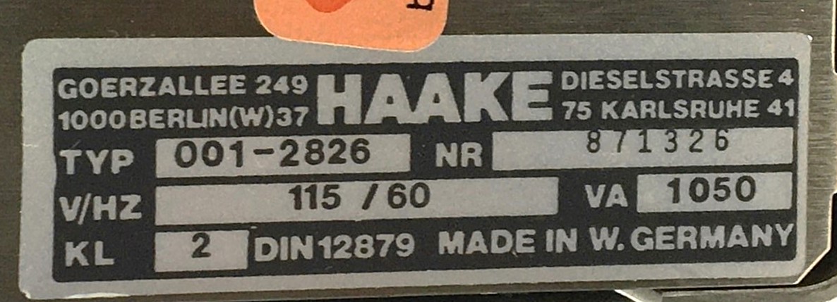 Used Haake D8-L Circulating Bath (3L)