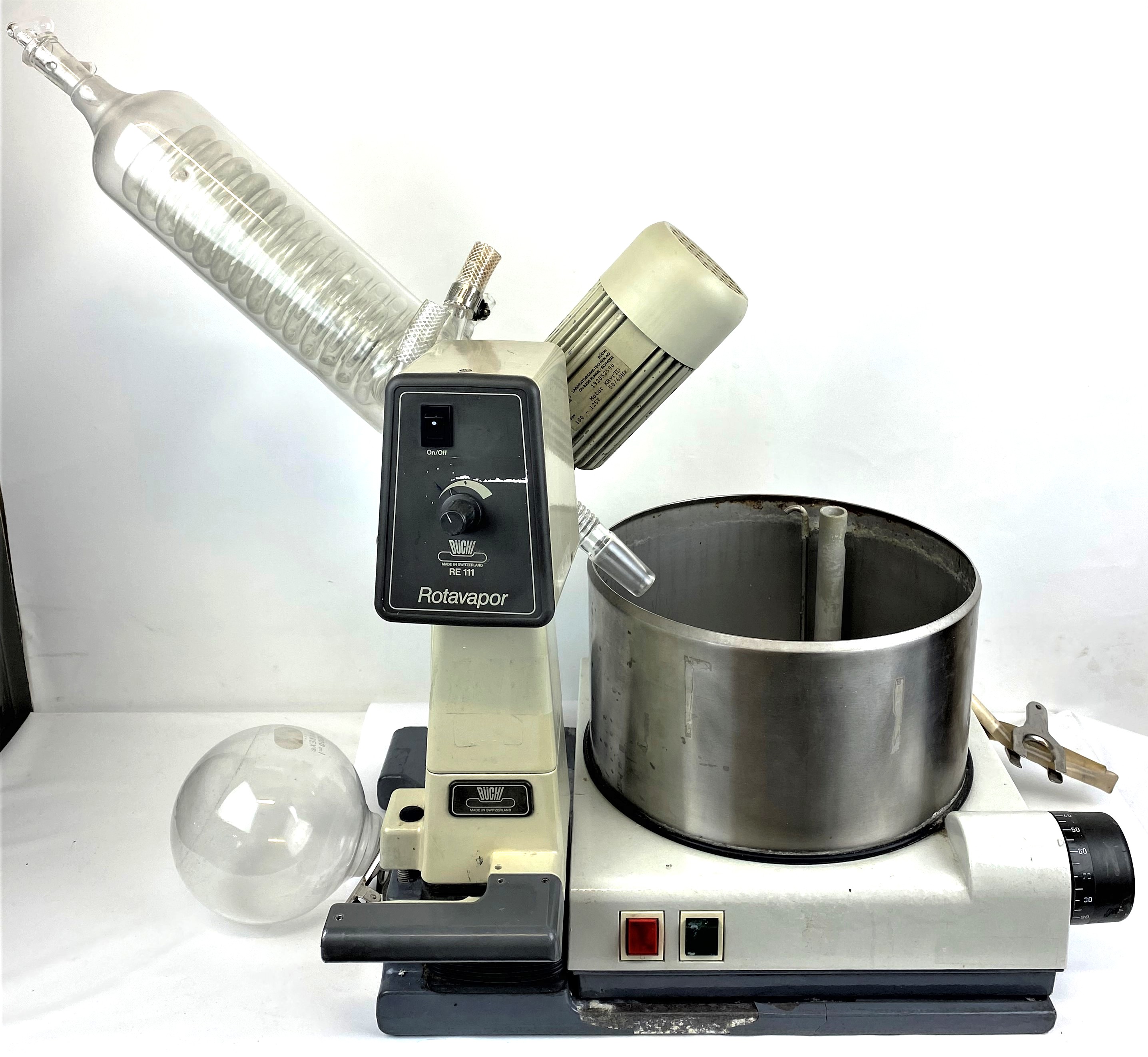 Used Buchi Rotavapor RE-111 Rotary Evaporator with B-465 Bath - COMPLETE
