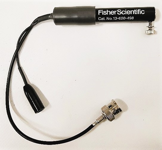 New Open Box Fisher Accumet 13-620-498 BNC Electrode Adapter for Single-Pin DIN pH Meters