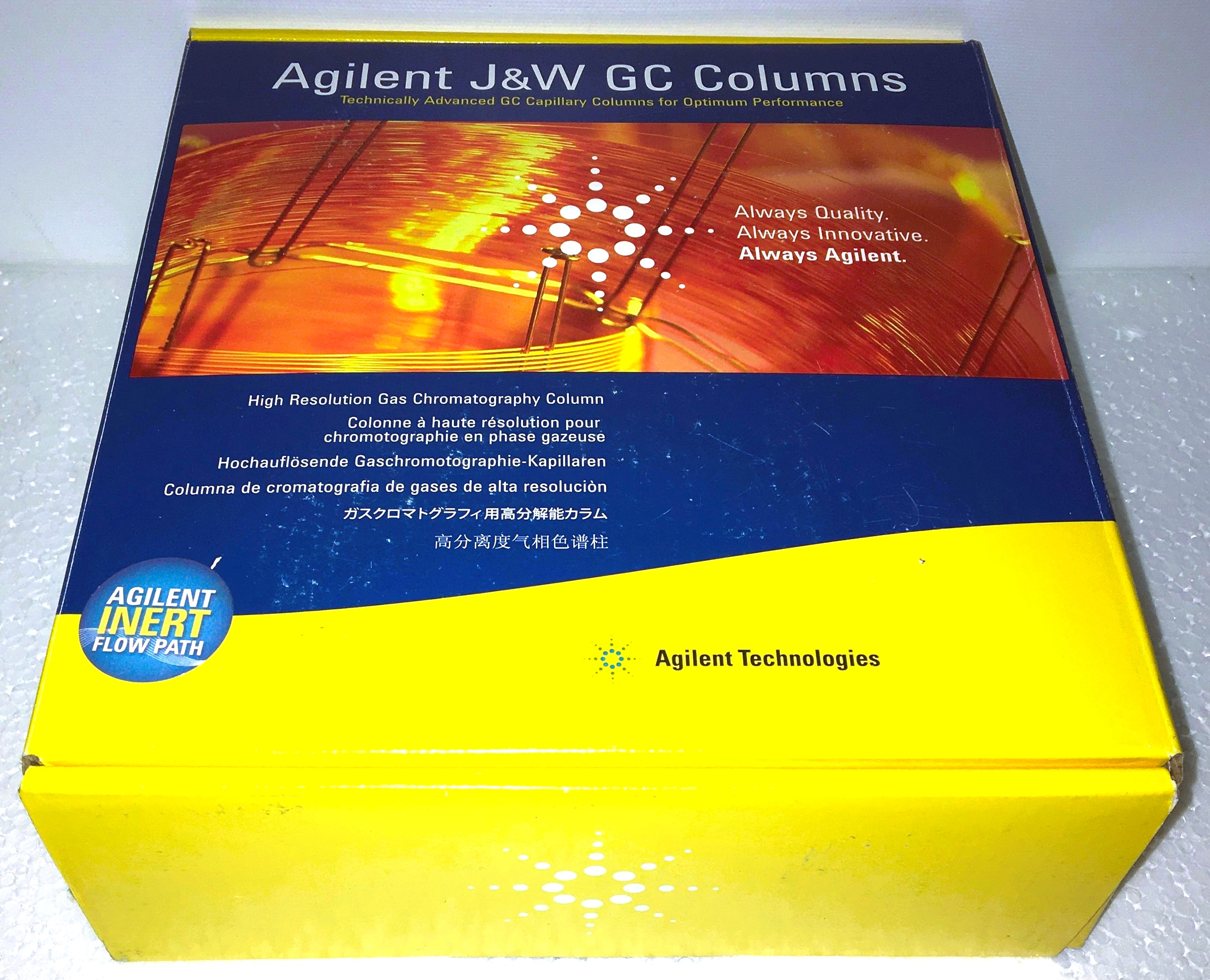 New Open Box Agilent DB-624 (123-1362UI) Capillary Column (60M × 0.25mm x 1.40µm)