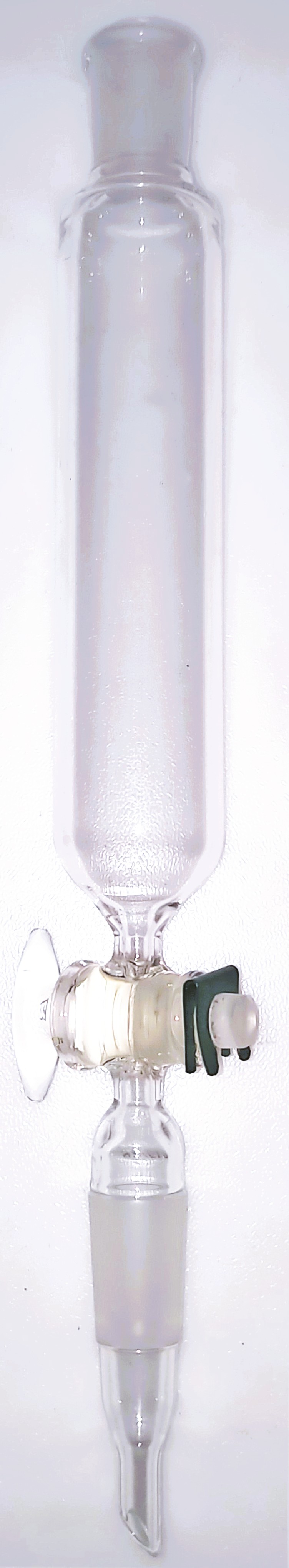 Used QuickFit D1/22 100mL Dropping Funnel with Glass Stopcock