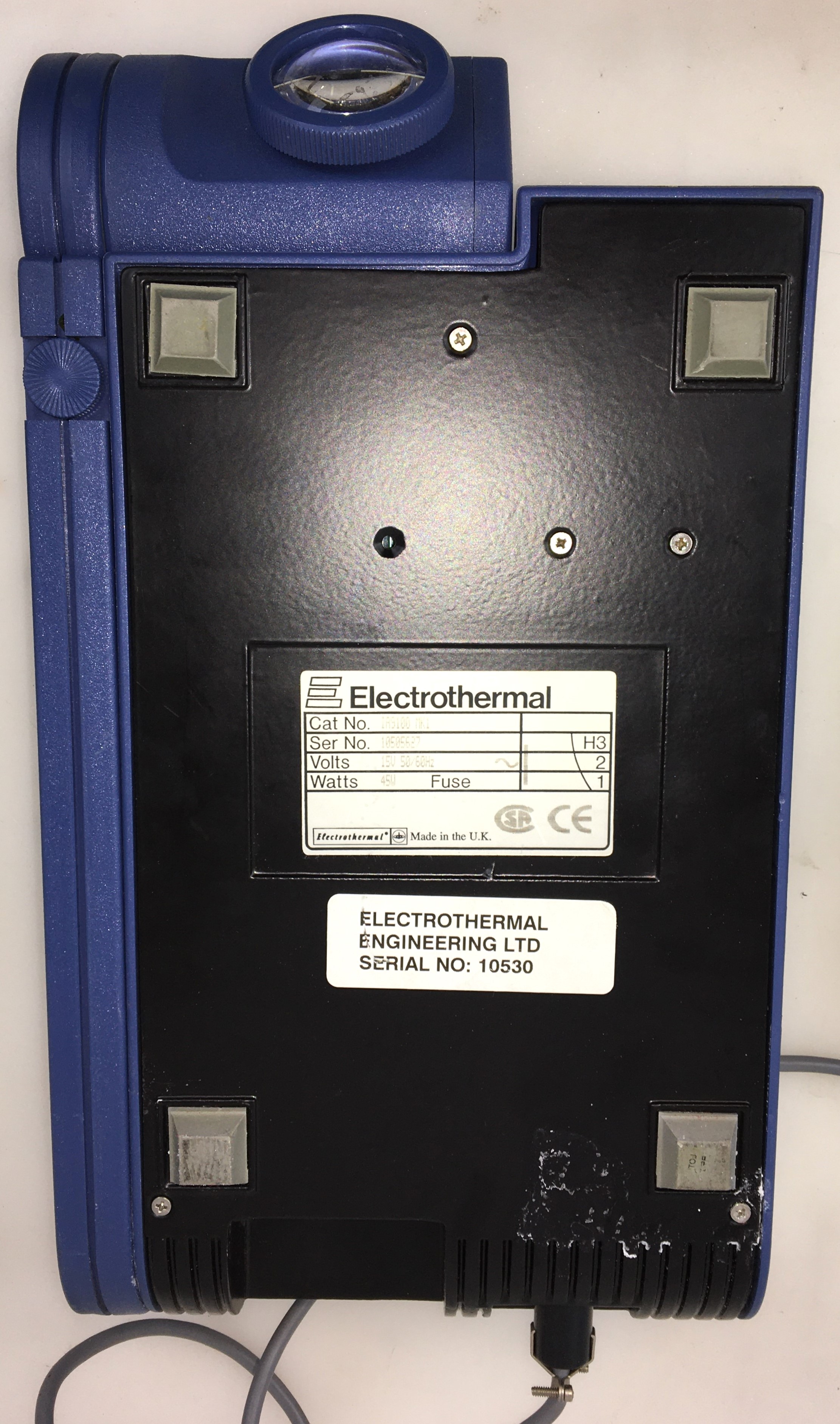 Used Electrothermal IA9100 MK1 Melting-Point Apparatus with Power Supply