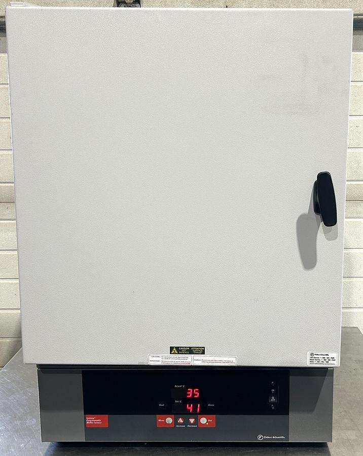 Used Fisher Isotemp 650-126 Programmable Muffle Furnace (1.26 Cu-Ft)