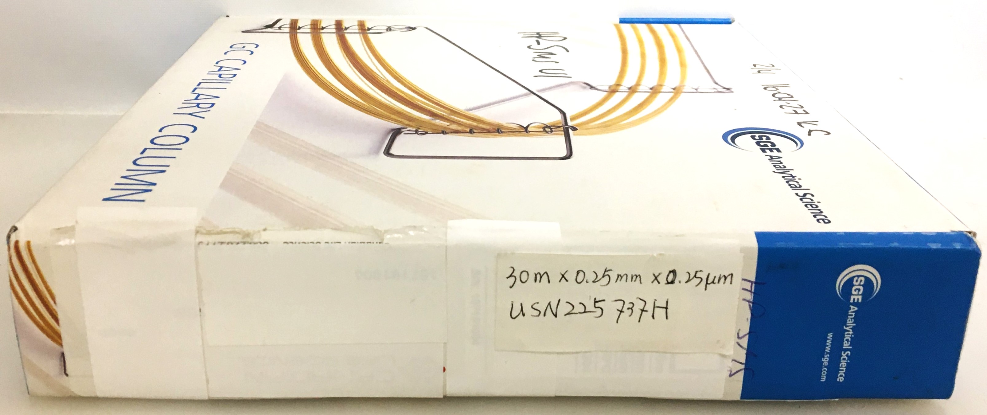 Used Agilent HP-5MS UI (19091S-433UI) Capillary Column (30M x 0.25mm x 0.25µm)