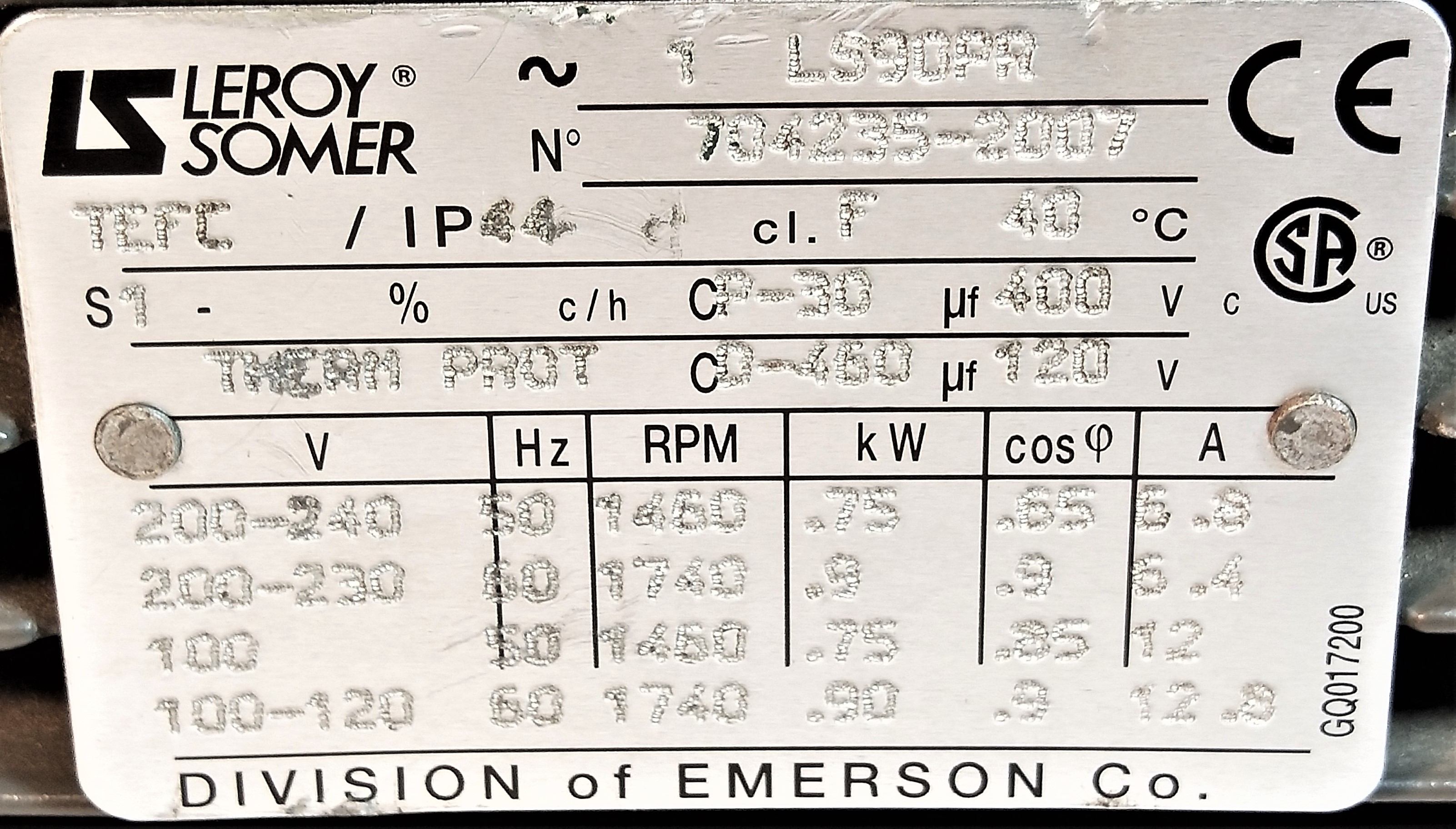 Used Agilent DS 602 Rotary Vacuum Pump - 17.6cfm