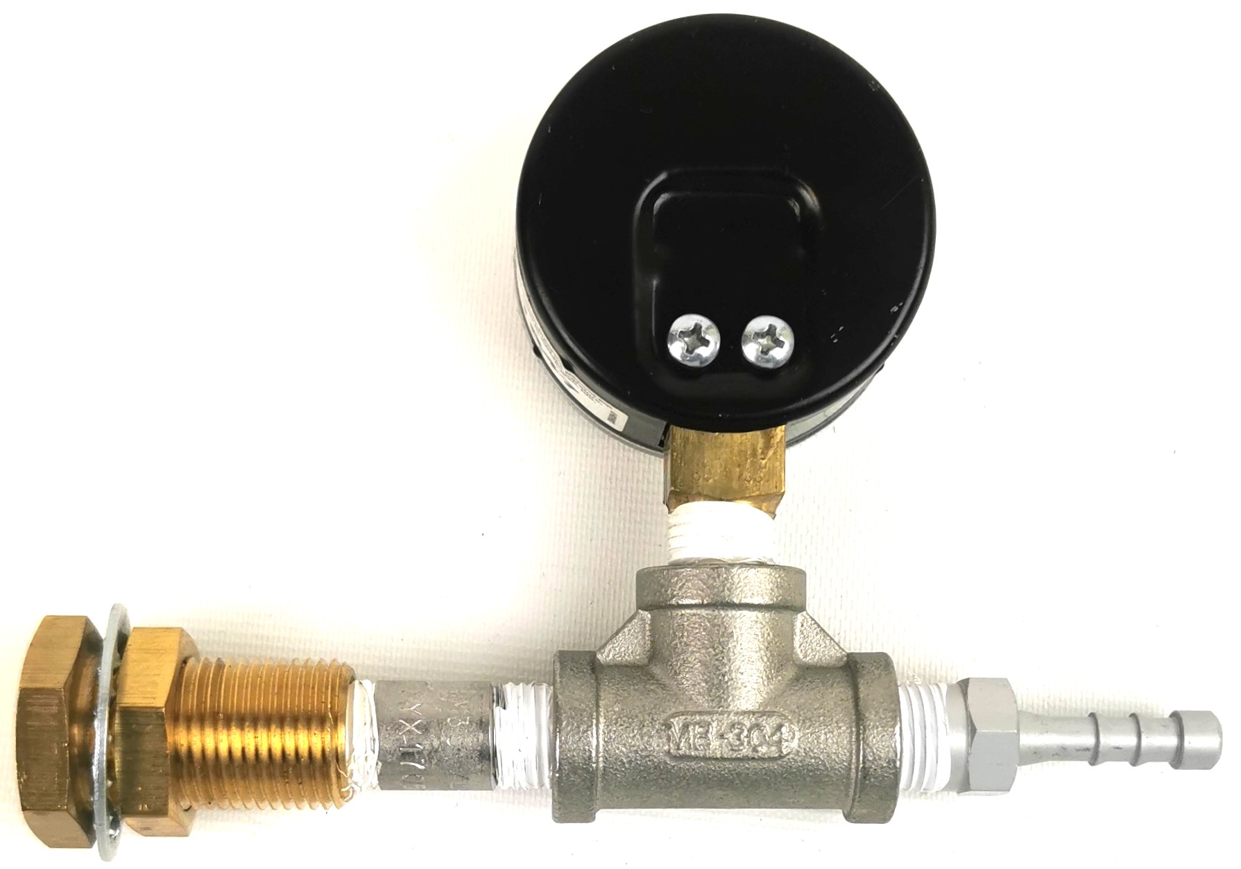 Used Restek 24008 Replacement Vacuum Valve and Gauge Assembly