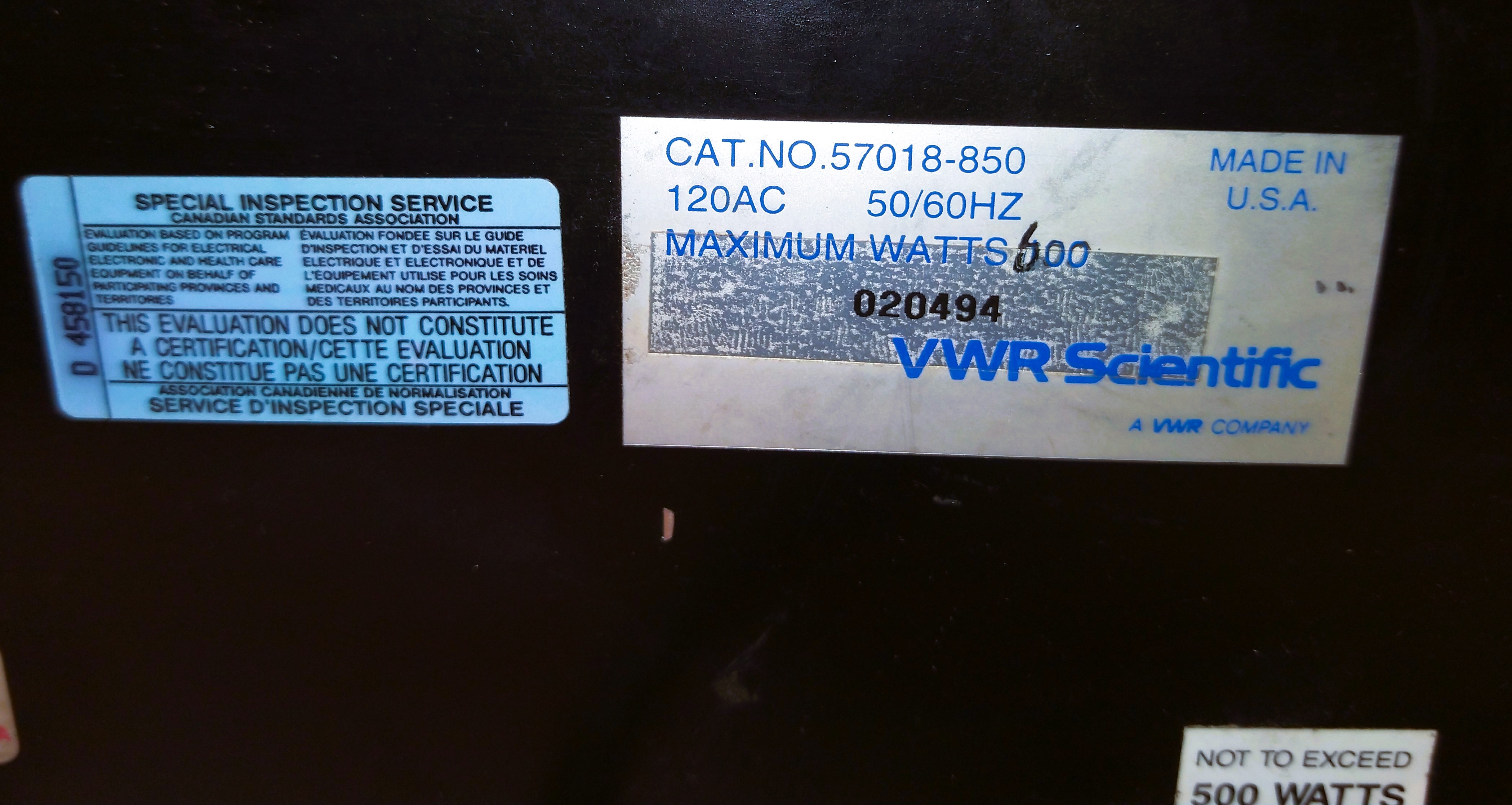 Used VWR "The Waver" 57018-850 Orbital Shaker