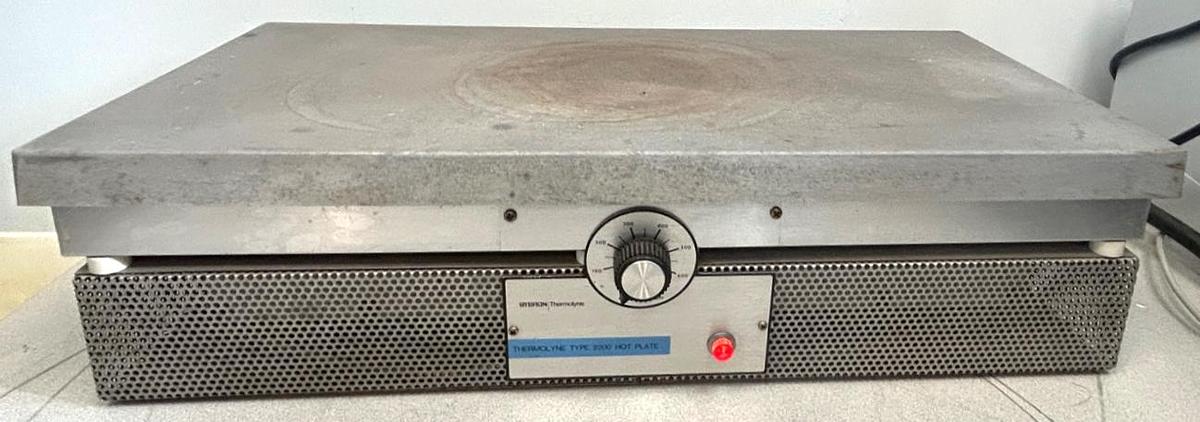 Used Thermolyne Type 2200 (HP-A2245M) Aluminum Top Hot Plate (24" x 12" Plate)