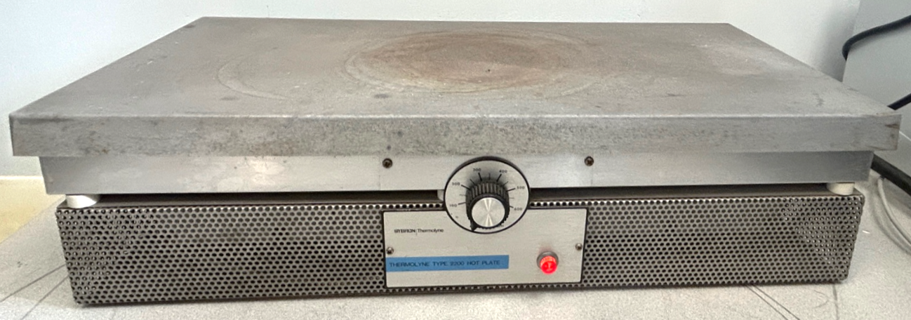 Used Thermolyne Type 2200 (HP-A2245M) Aluminum Top Hot Plate (24" x 12" Plate)
