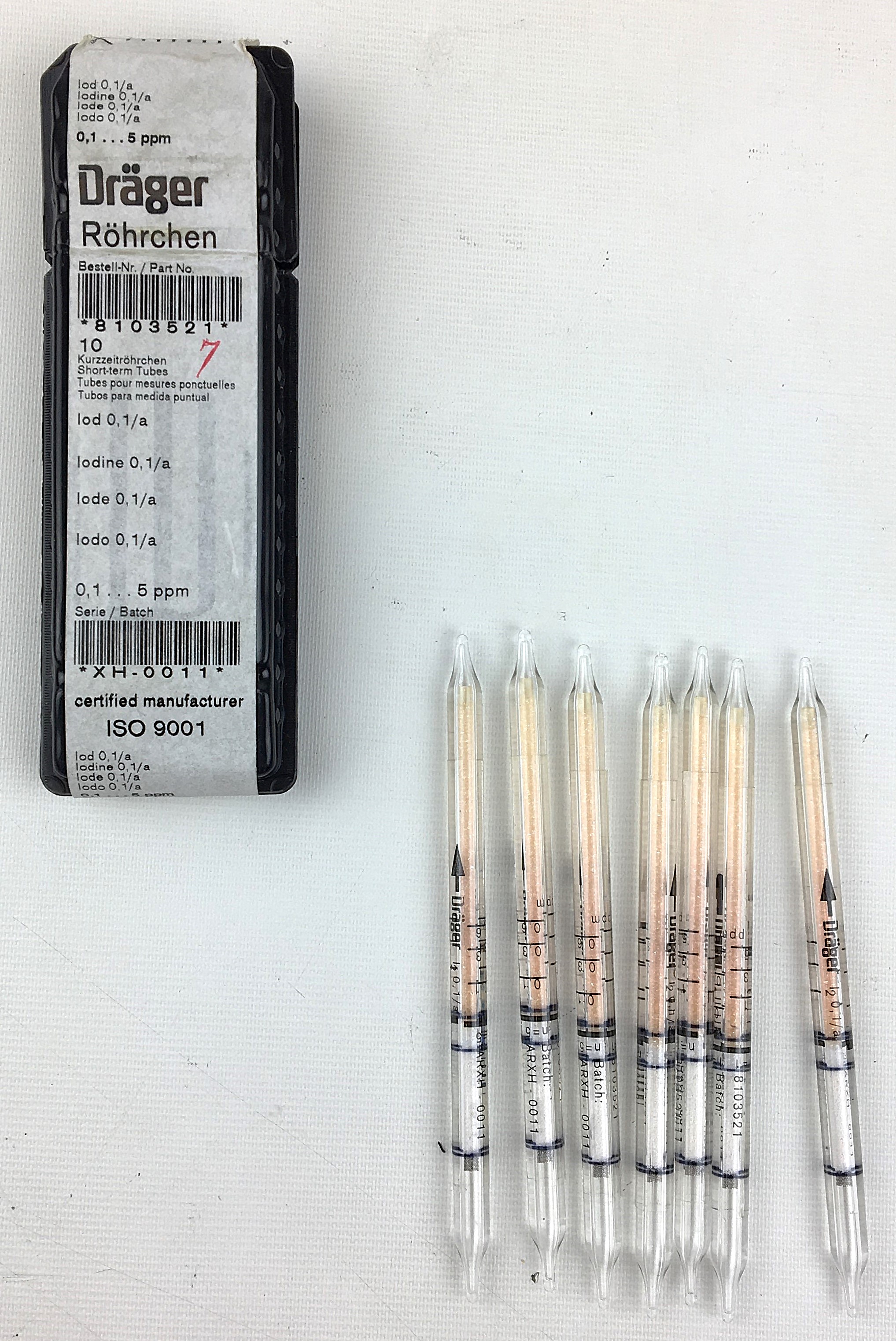 Used Drager Model 31 Multi-Gas Detector Pump with Assorted Tubes