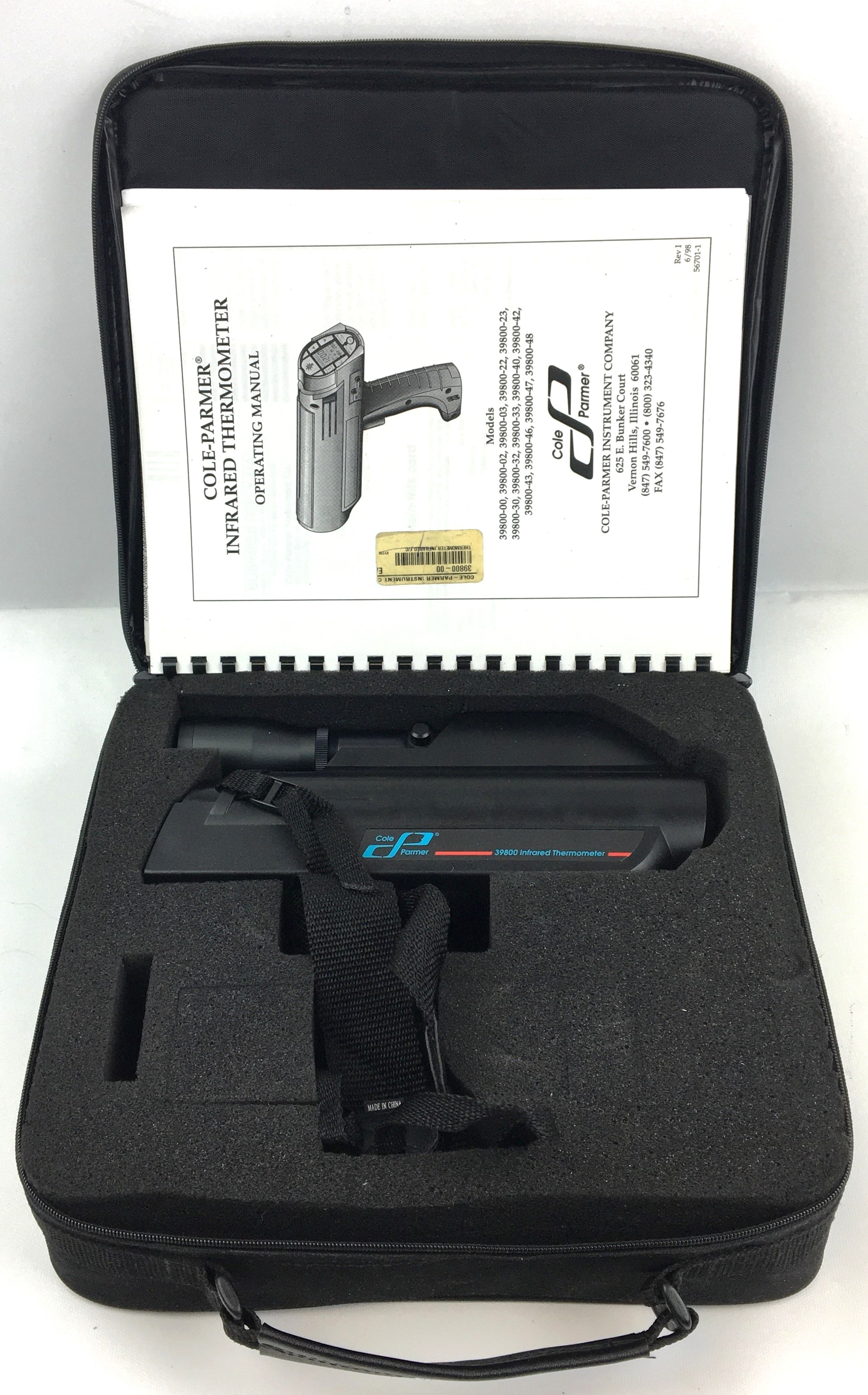 Used Cole-Parmer 39800 Digital Infrared Thermometer