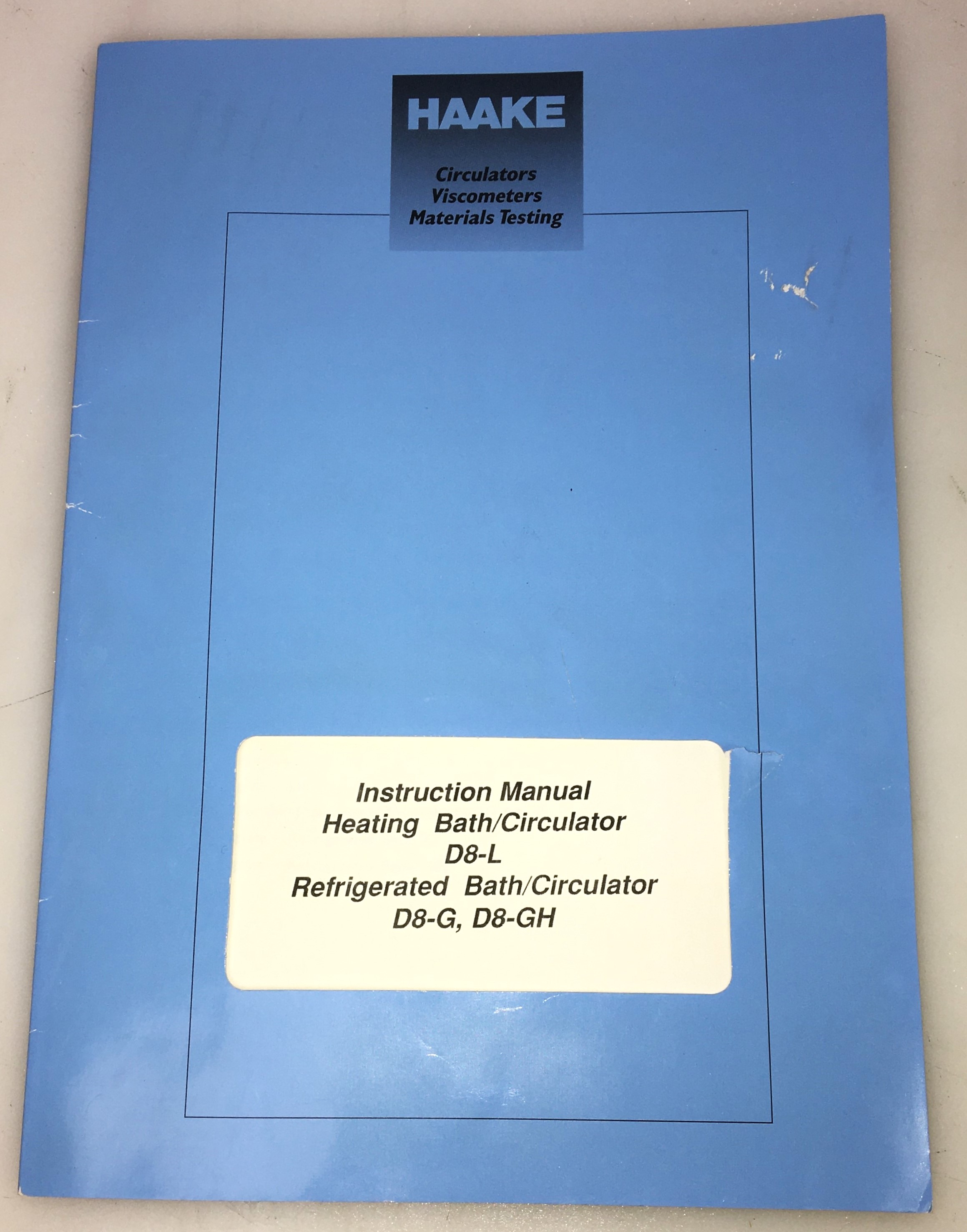 New Open Box Haake (Fisons) D8-L Circulating Bath (3L)