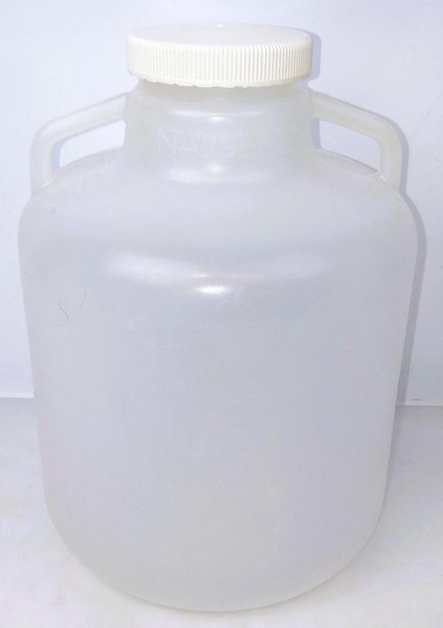 Used Nalgene 2235-0020 Wide-Mouth Round 10L Carboy with Handles