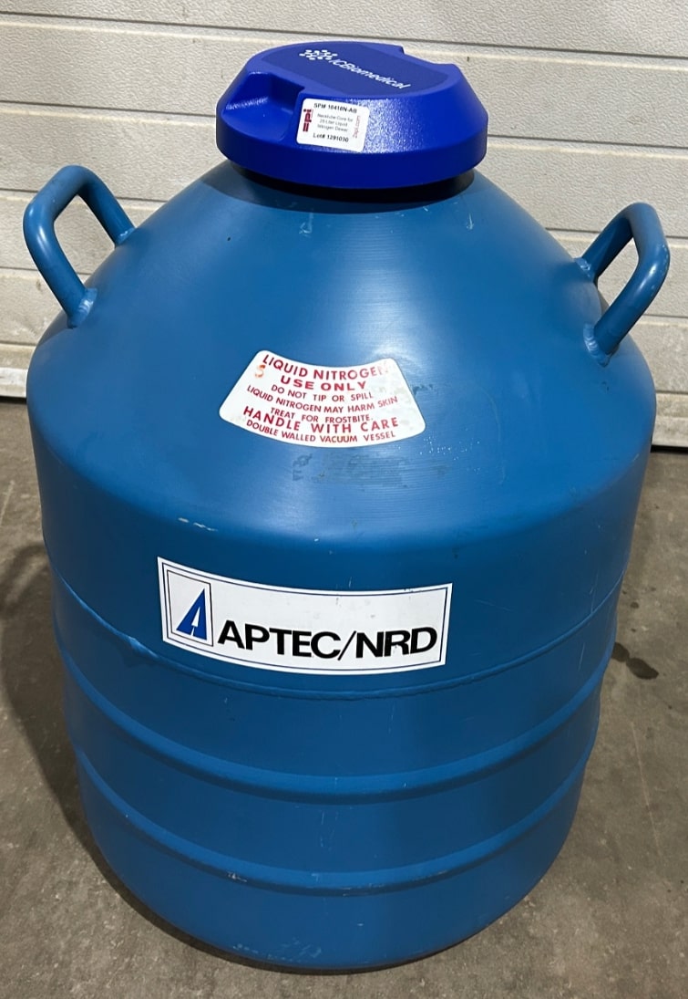 Used IC Biomedical Aptec/NRD Cryogenic Storage Tank (20L)