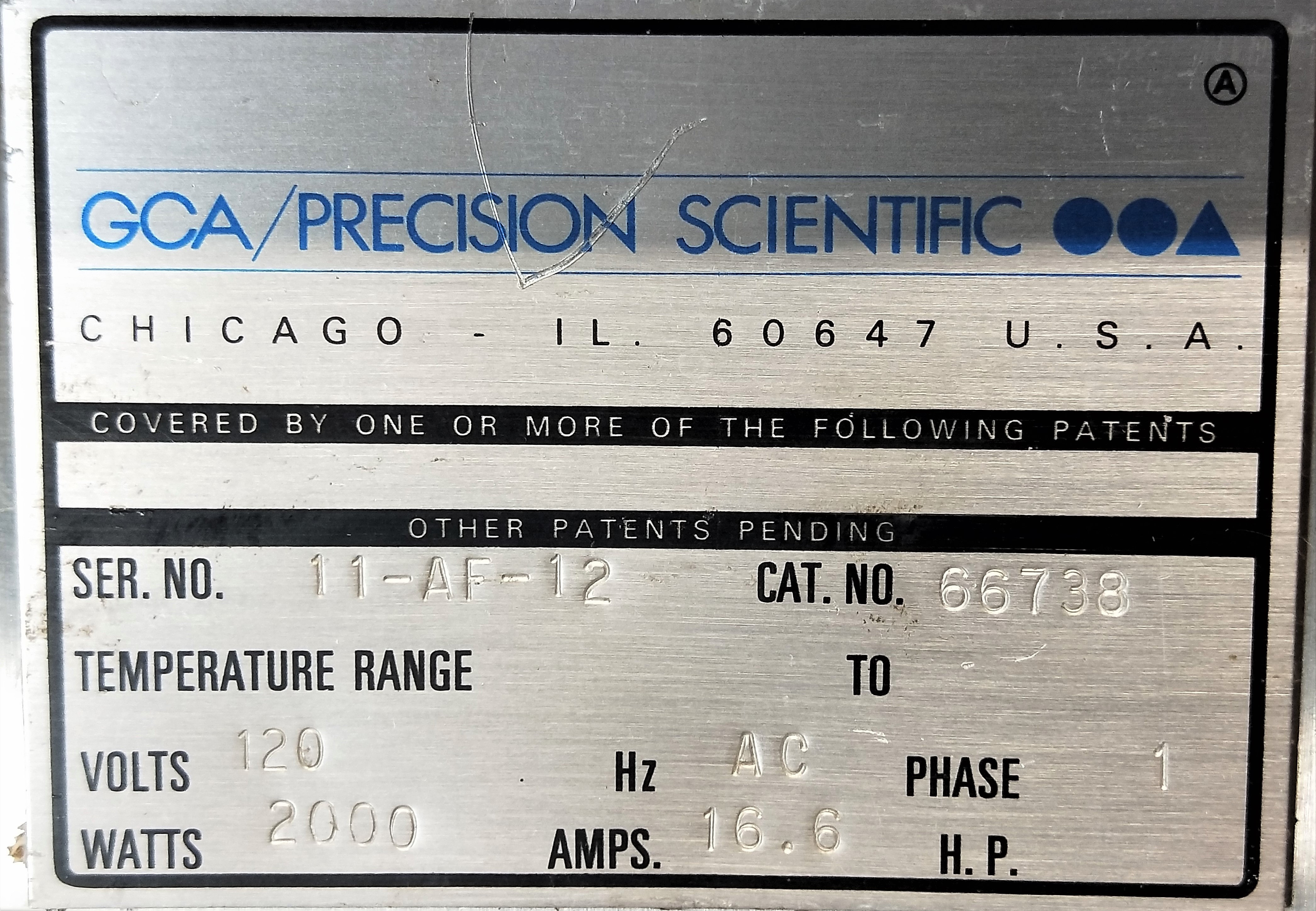 Used Precision Scientific 66738 Concentric Ring Bath