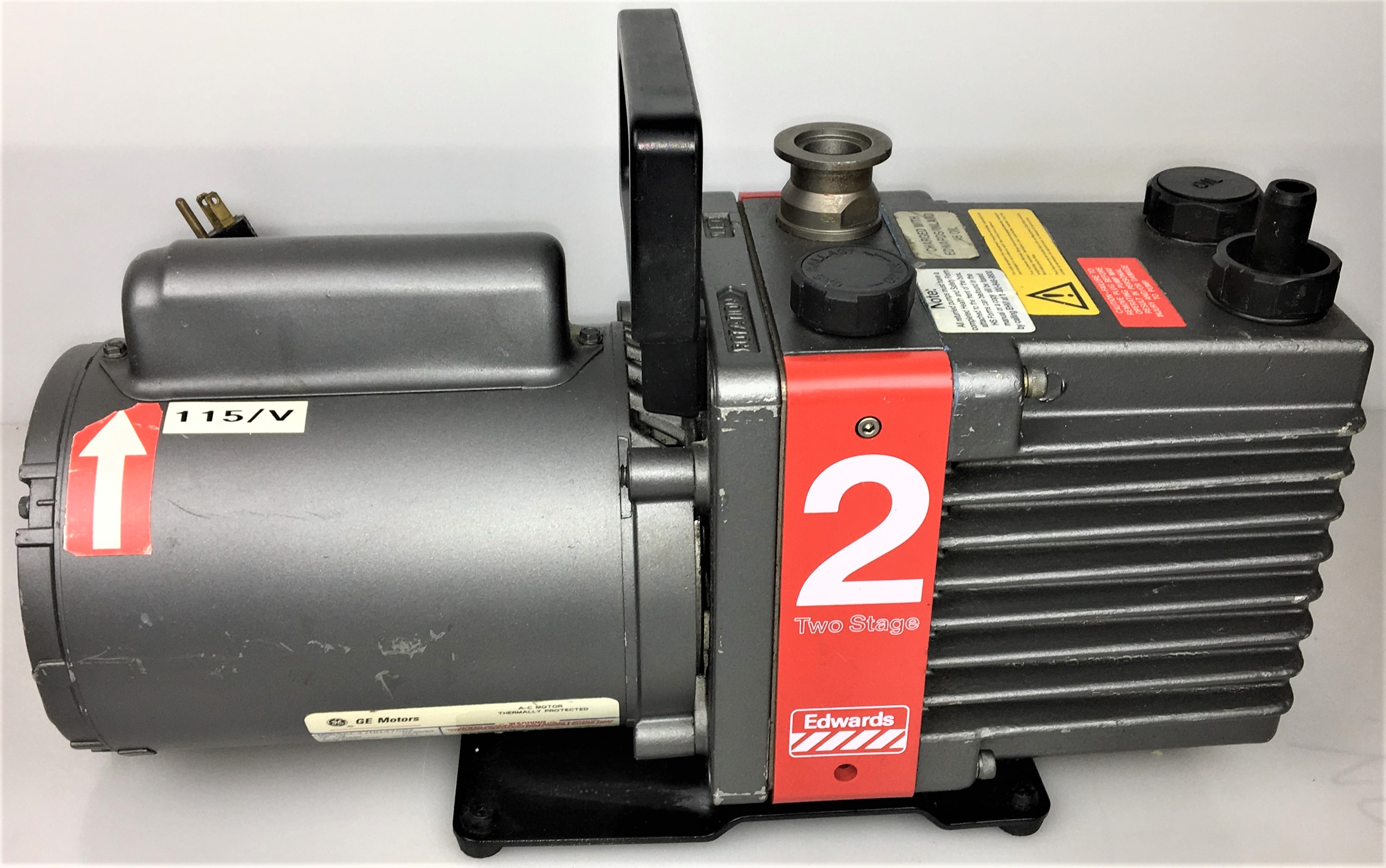 Used Edwards E2M2 Rotary Vacuum Pump - 2cfm 