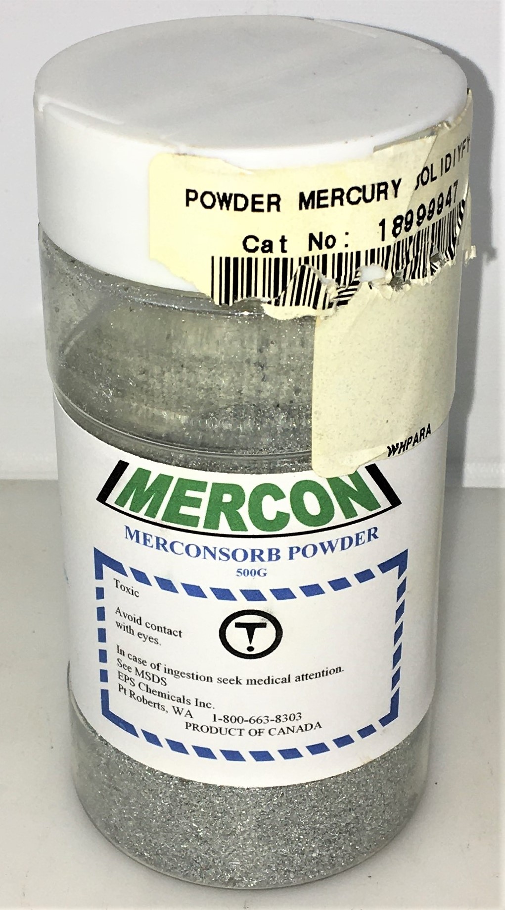 Used Mercon Mercury Spill Kit 