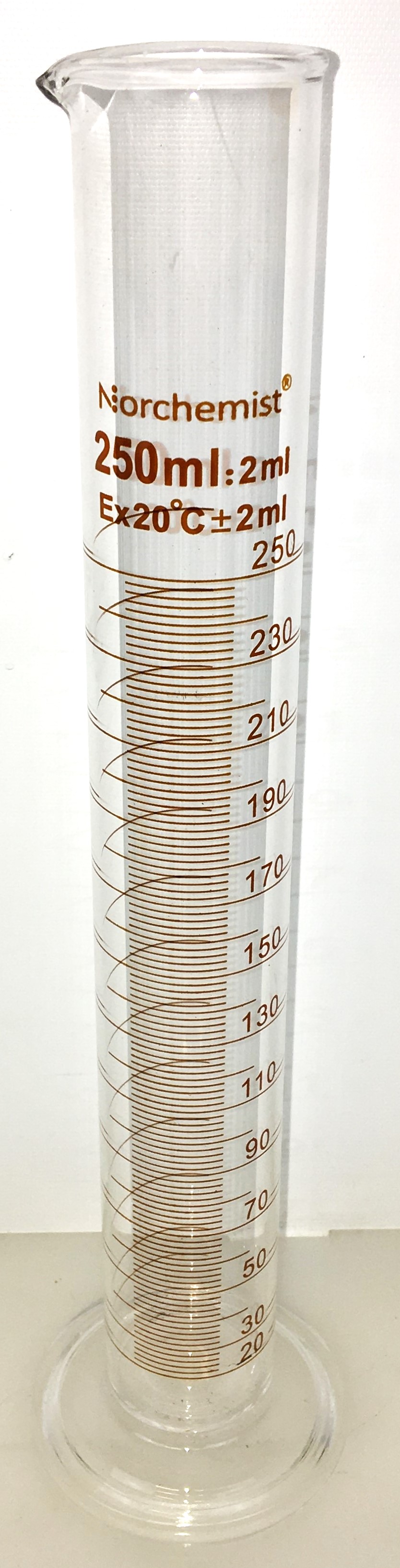 New Norchemist GP-GC-0022 Graduated Cylinder (250mL)