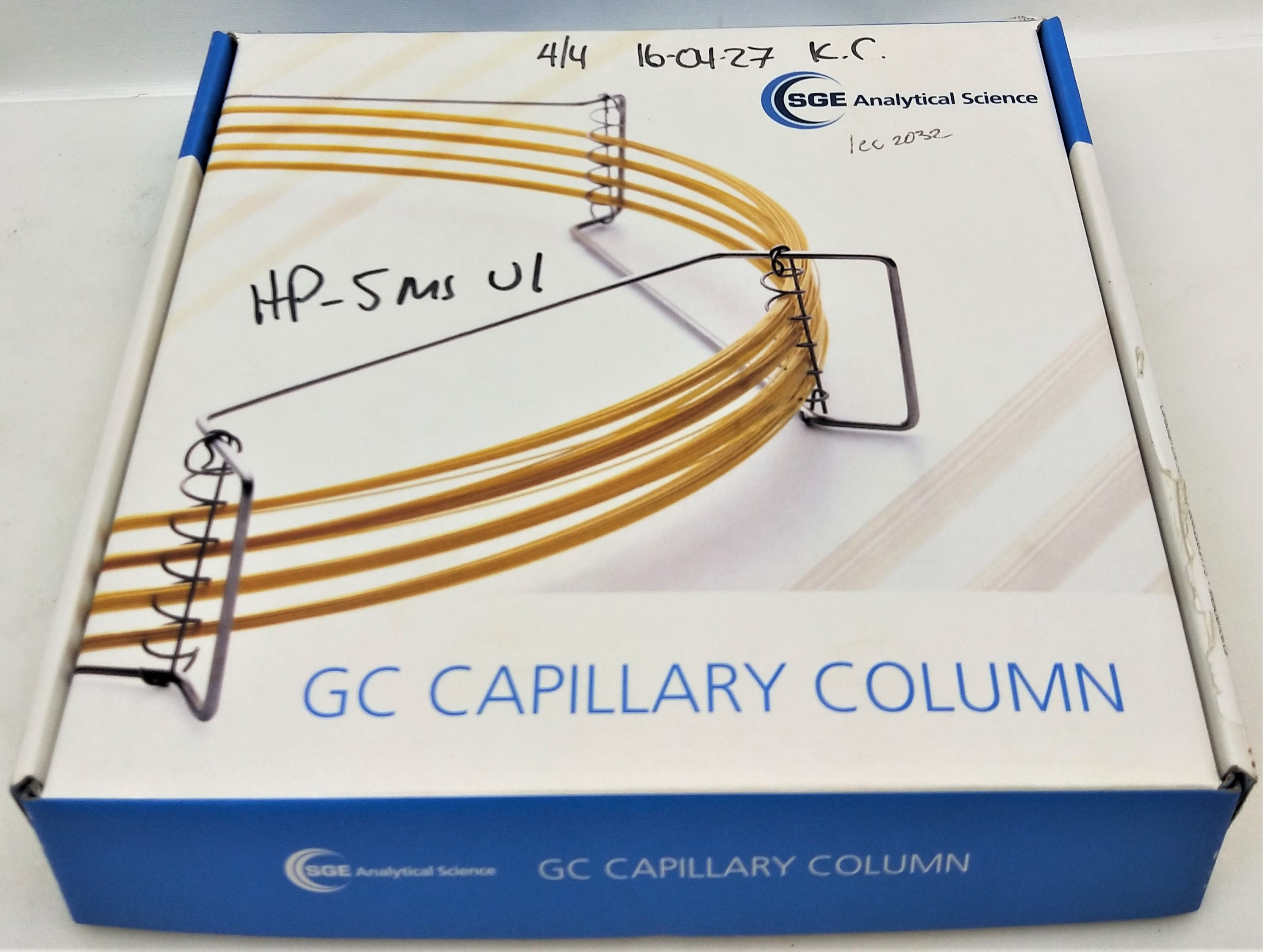 Used Agilent HP-5MS UI (19091S-433UI) Capillary Column (30M x 0.25mm x 0.25µm)