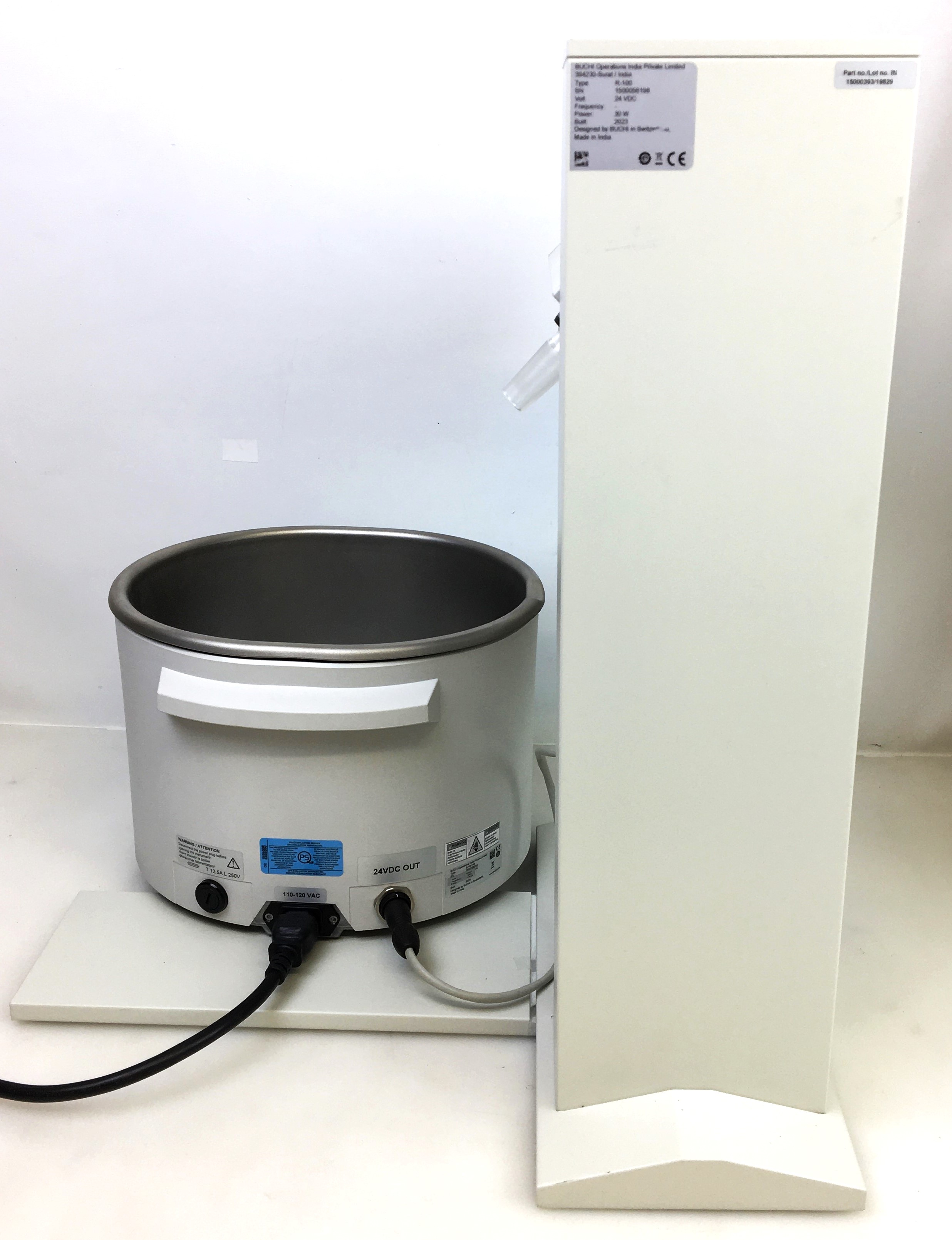 New Open Box Buchi Rotavapor R-100 Rotary Evaporator with B-100 Bath - COMPLETE