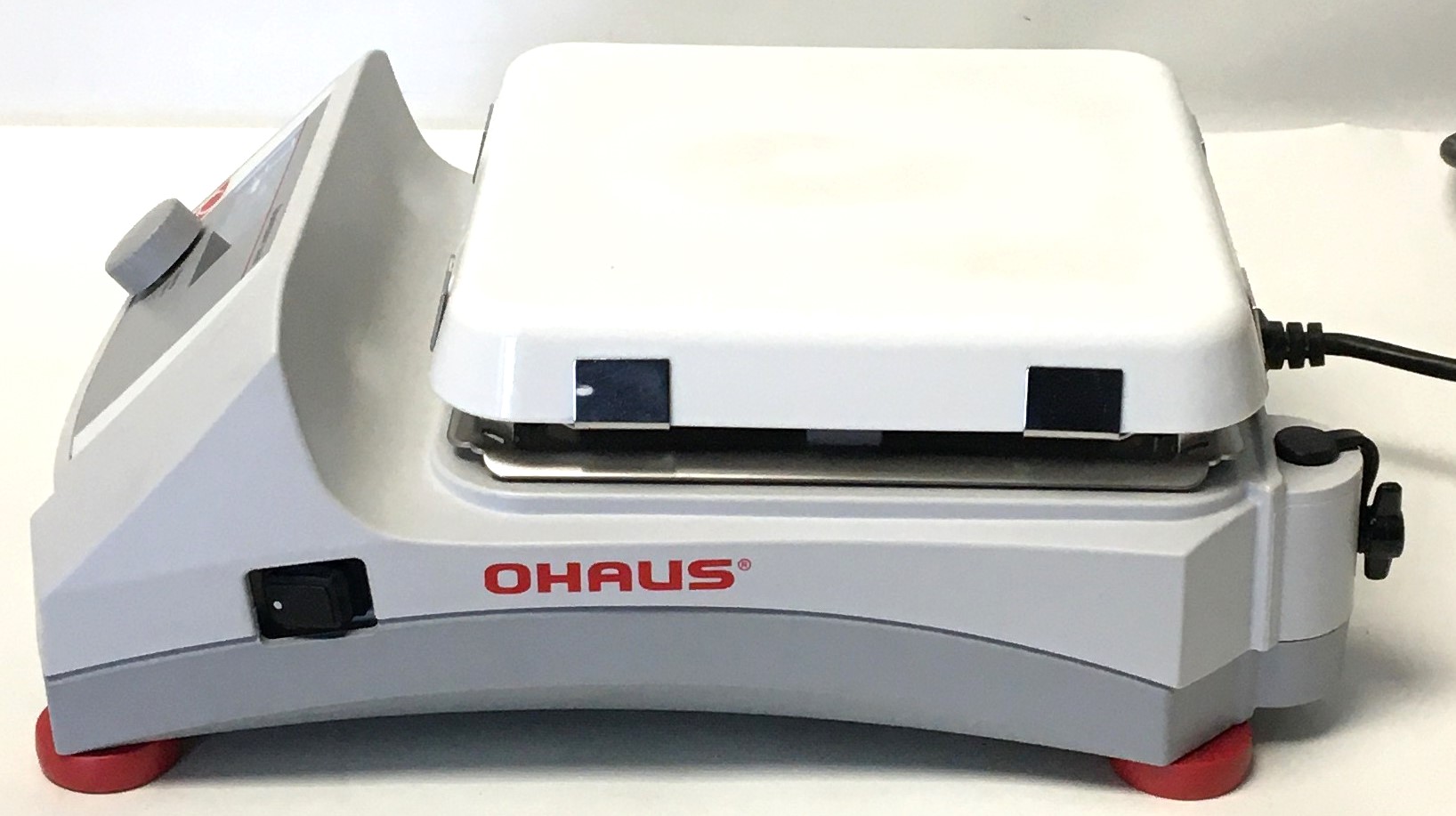 Used Ohaus Guardian 5000 (e-G51HP07C) Digital Hot Plate (7" x 7" Plate)