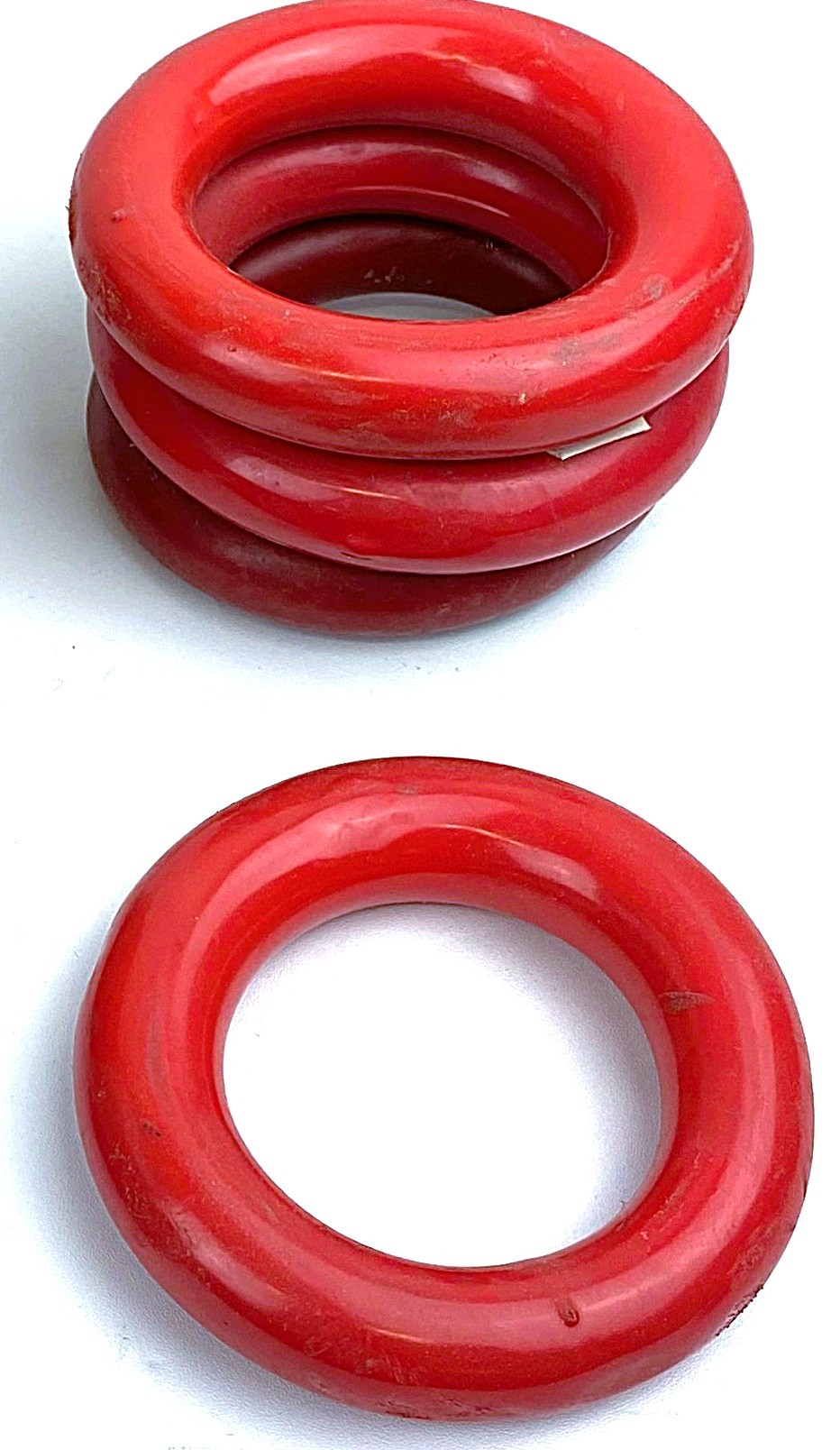 Used Fisherbrand Covered Lead Ring Flask Stabilizer (Size 2 - 58mm ID)