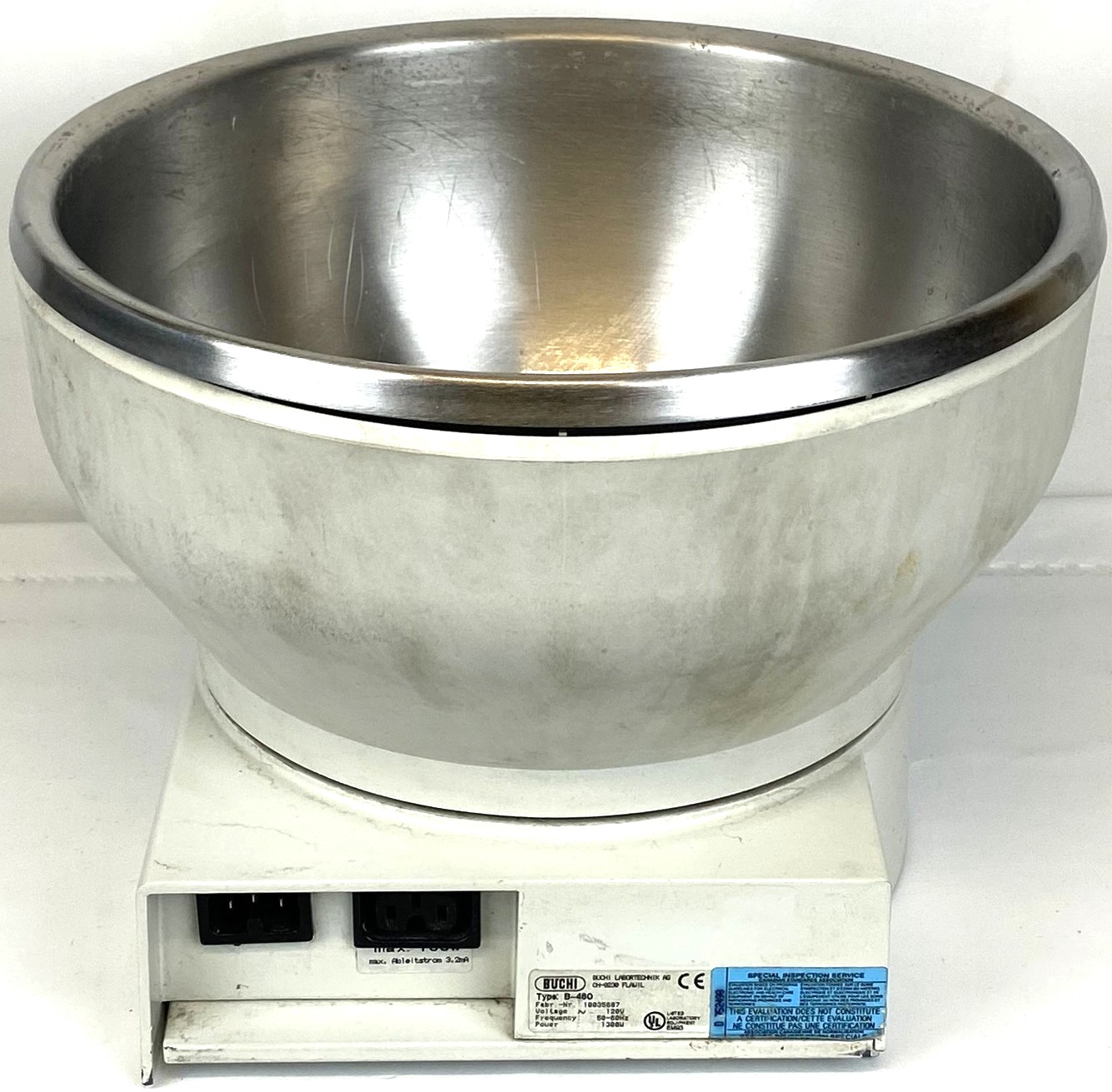 Used Buchi B-480 Heated Water Bath for Rotary Evaporator (5L)
