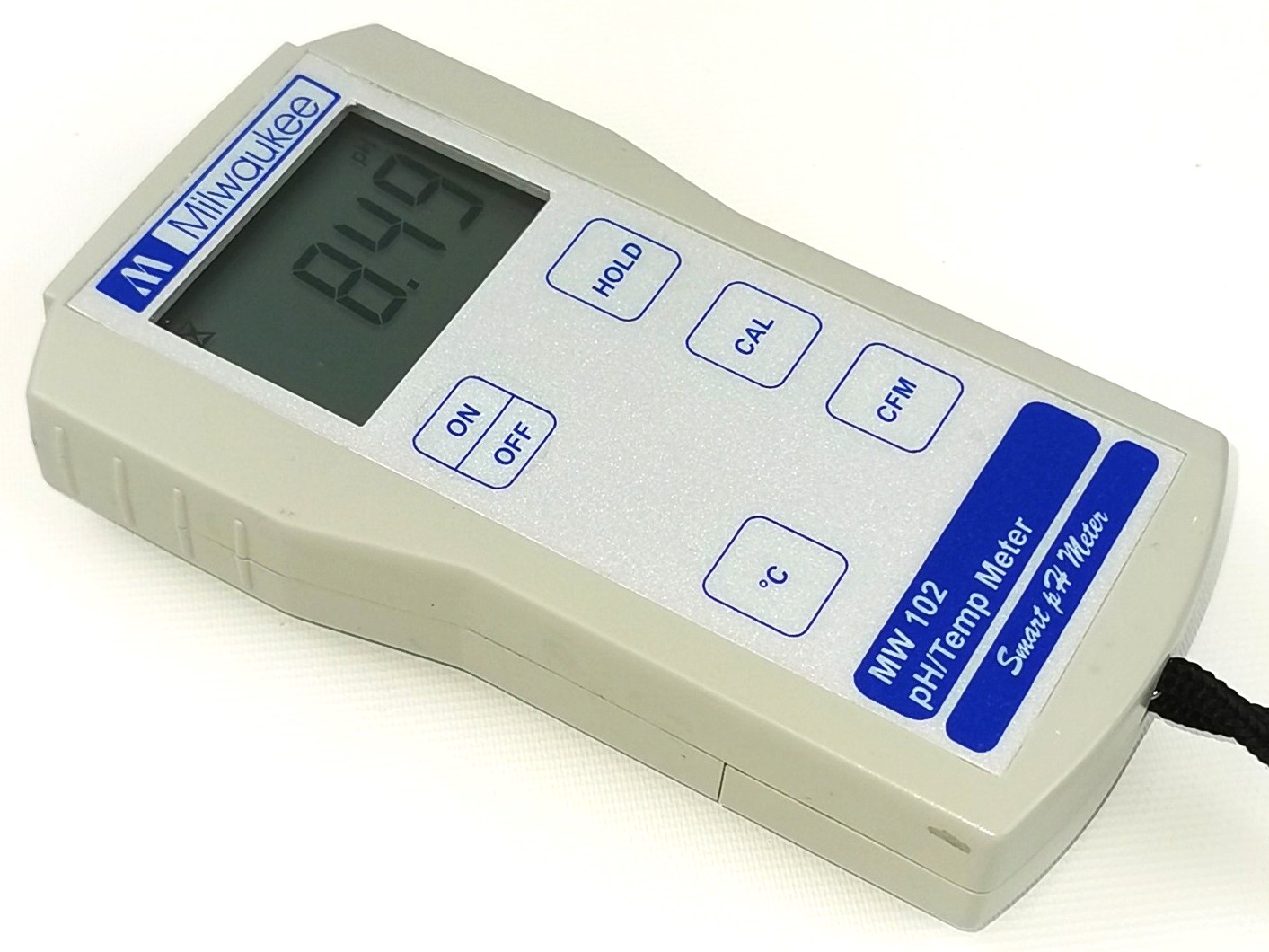 Used Milwaukee MW 102 Portable pH-Temperature Meter