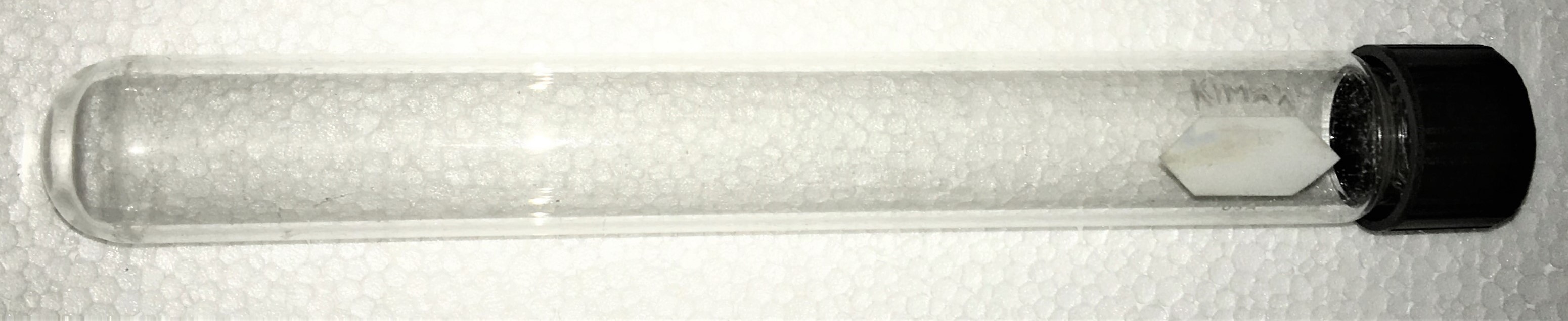 Used Corning PYREX 9826-25X/Kimble KIMAX 45066A-25200 Tube with Cap - 25mm x 200mm 